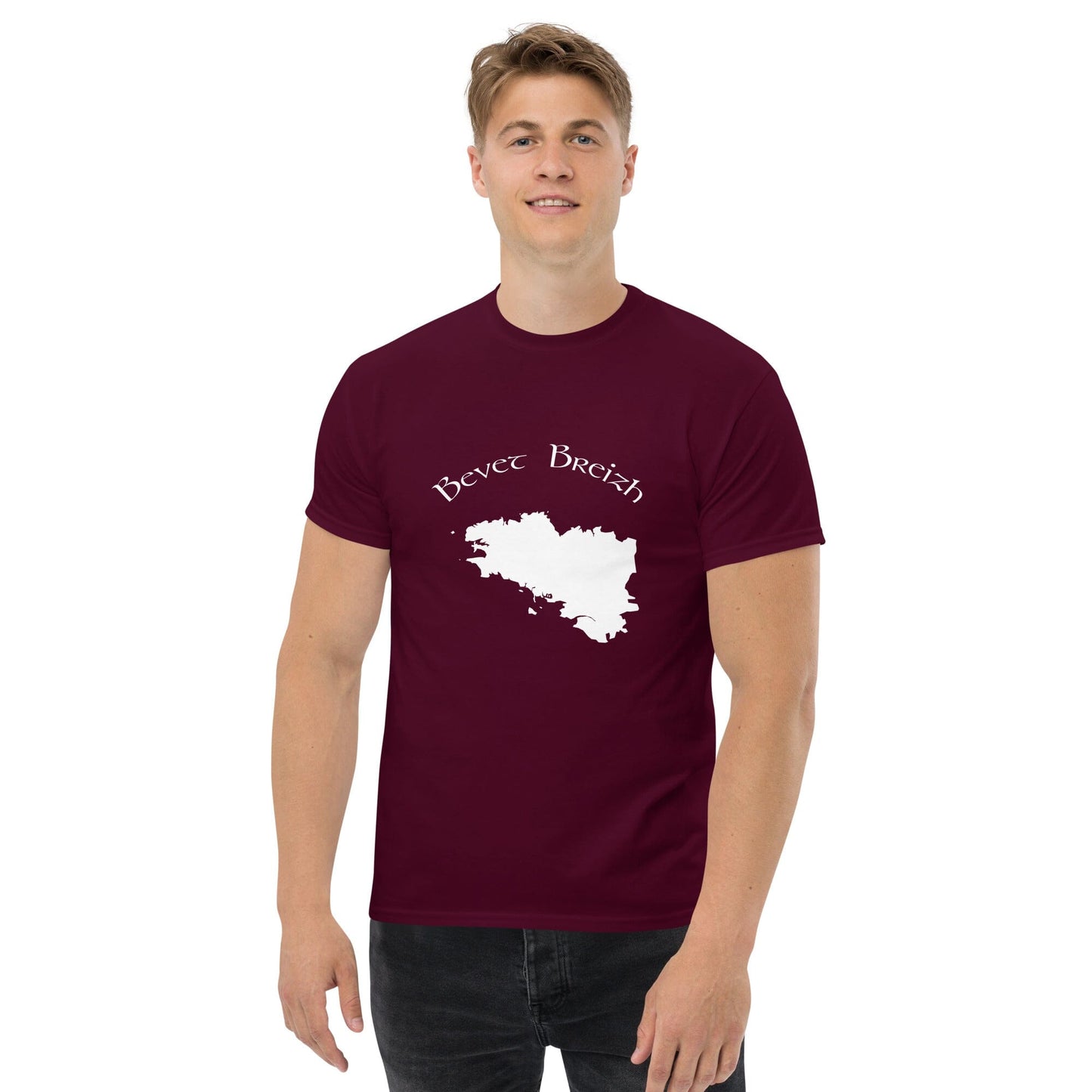 T-shirt homme Bevet Breizh Bevet Breizh Bordeaux S 