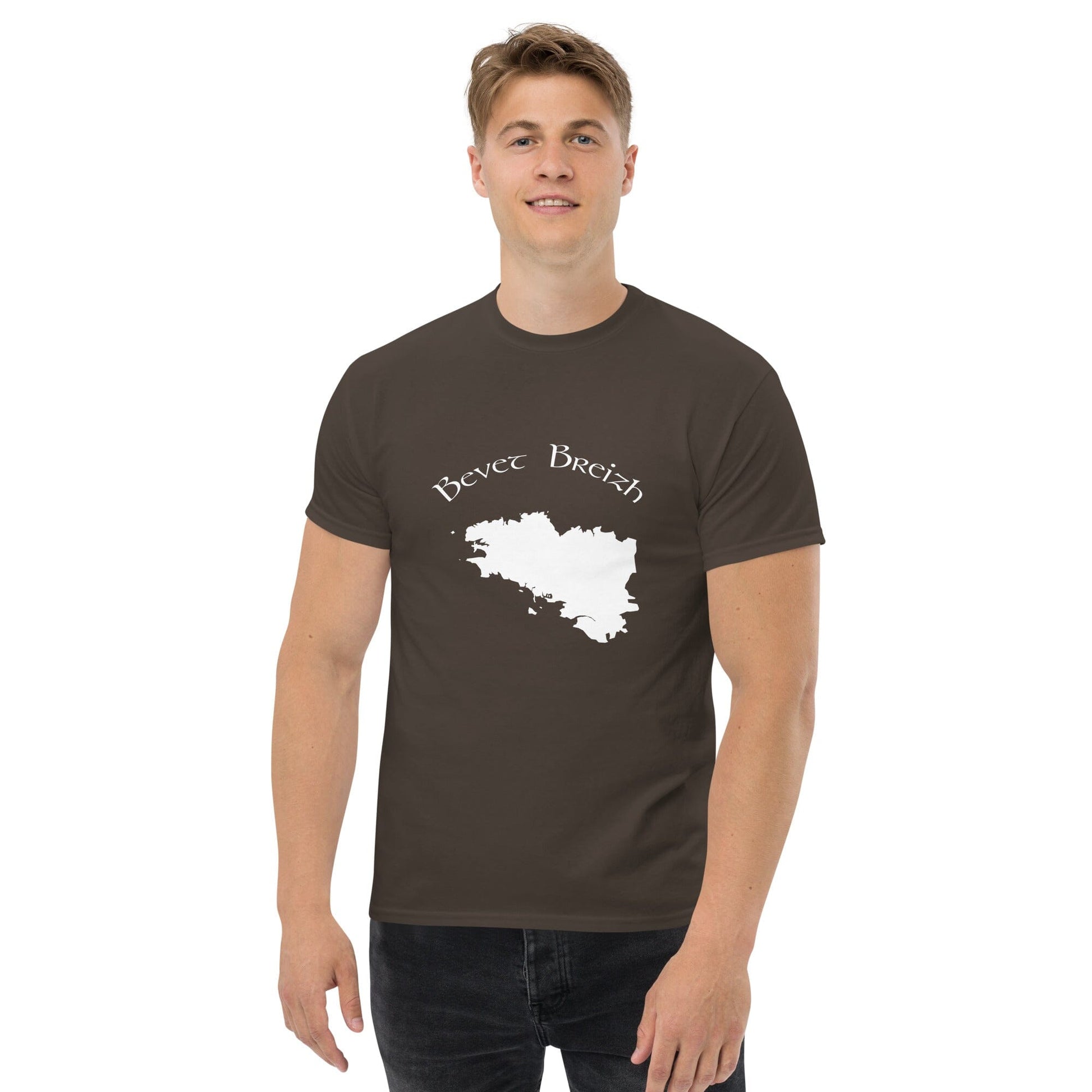 T-shirt homme Bevet Breizh Bevet Breizh Chocolat Noir S 