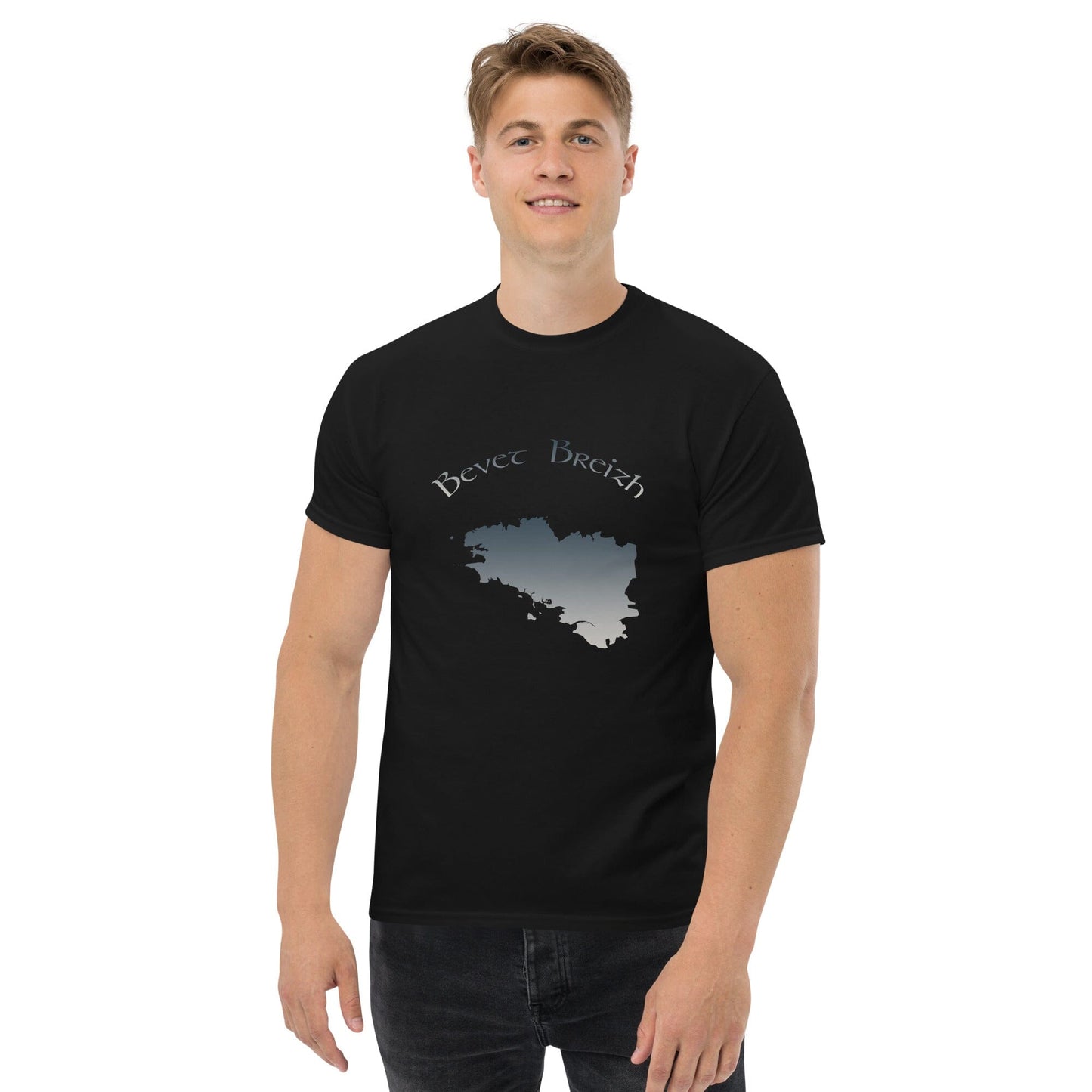 T-shirt homme Bevet Breizh Noir S 