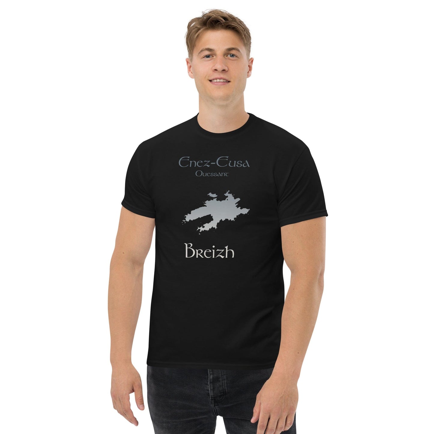 T-shirt homme Enez-Eusa Ouessant Bevet Breizh S 