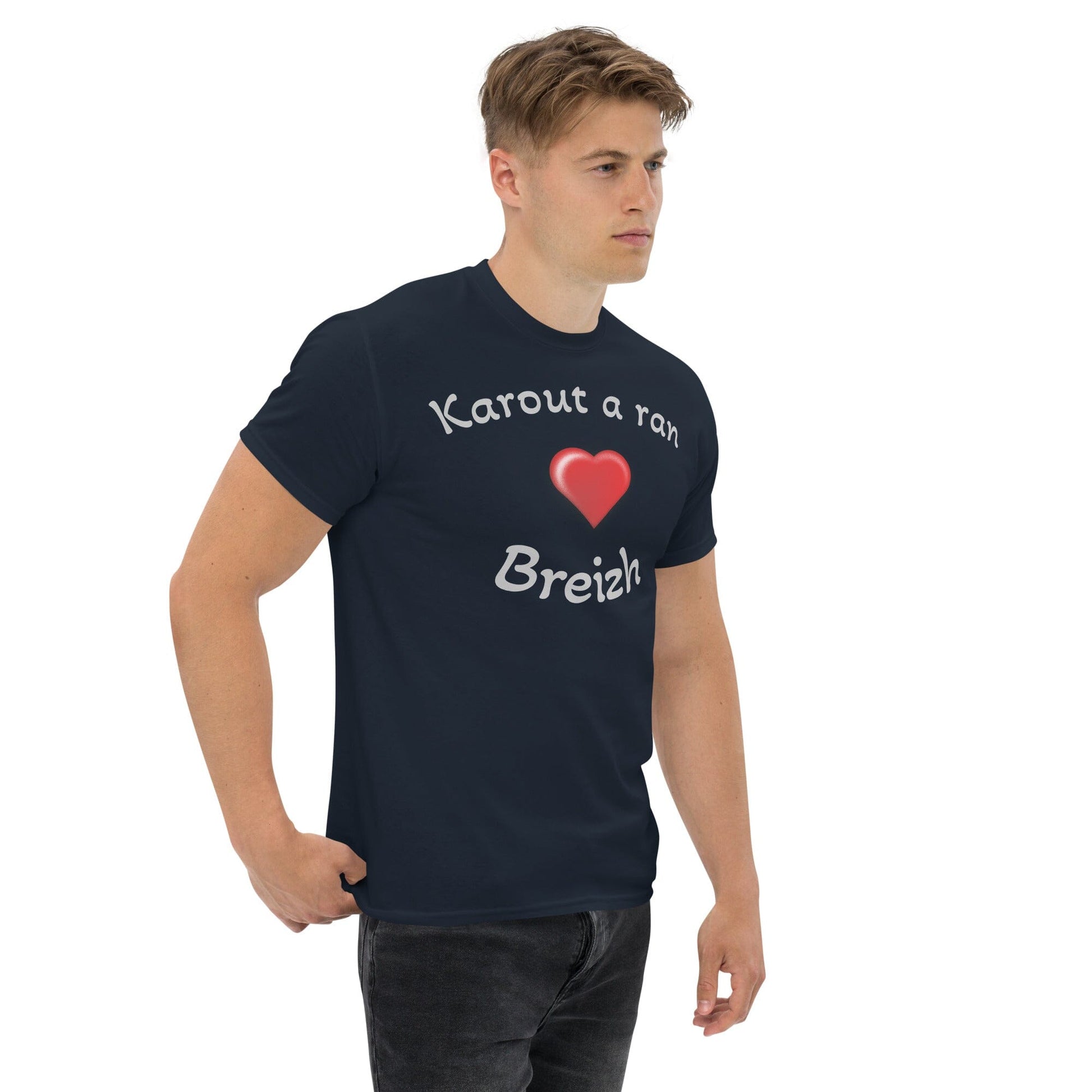 T-shirt homme Karout a ran Breizh Bevet Breizh Bleu Marine S 