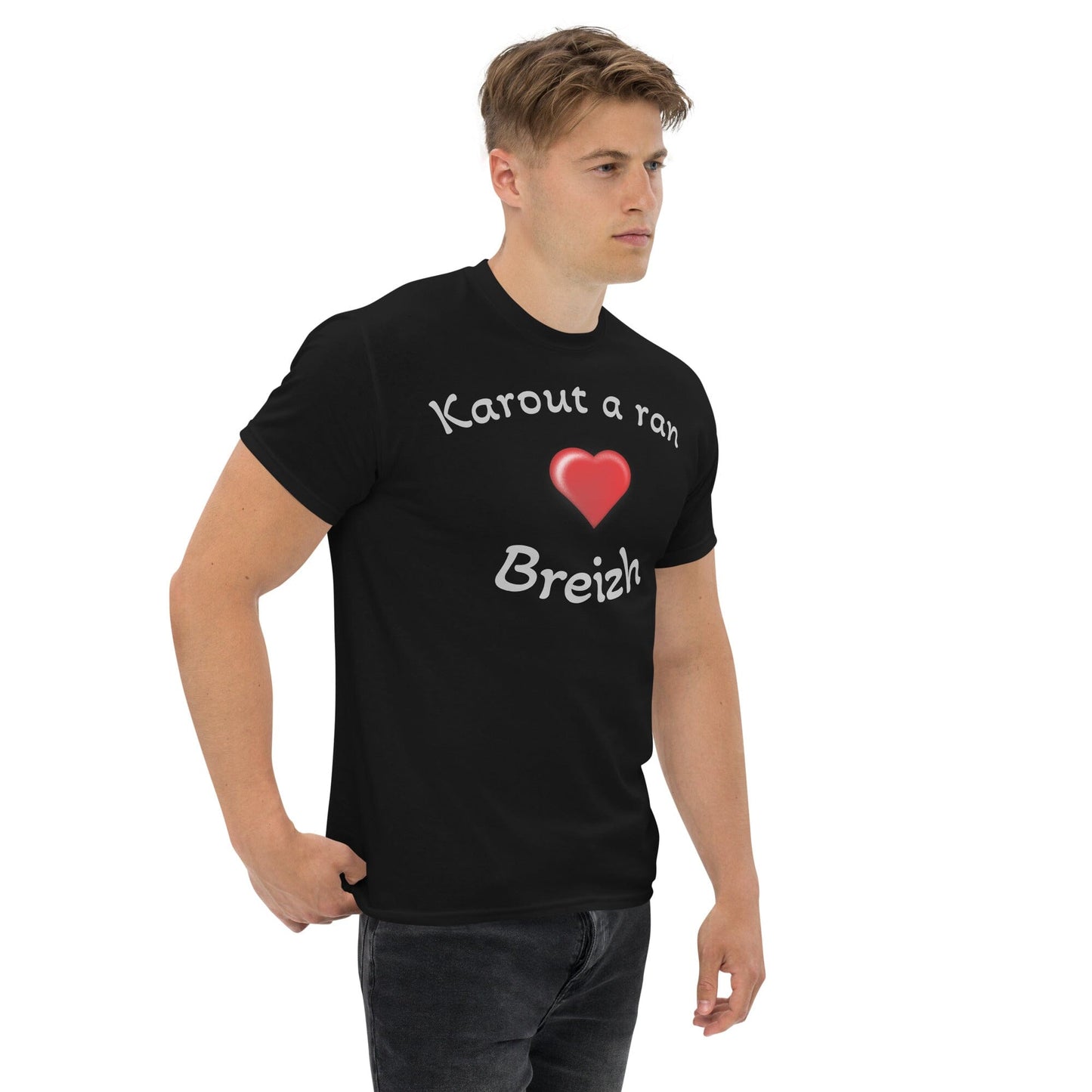 T-shirt homme Karout a ran Breizh Bevet Breizh Noir S 