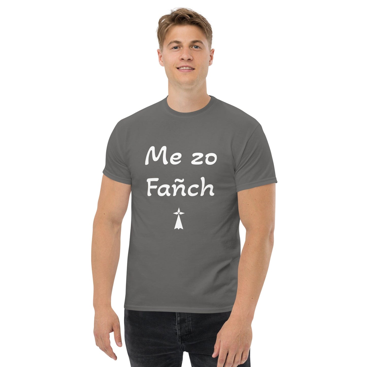 T-shirt homme Me zo Fañch Bevet Breizh Anthracite S 