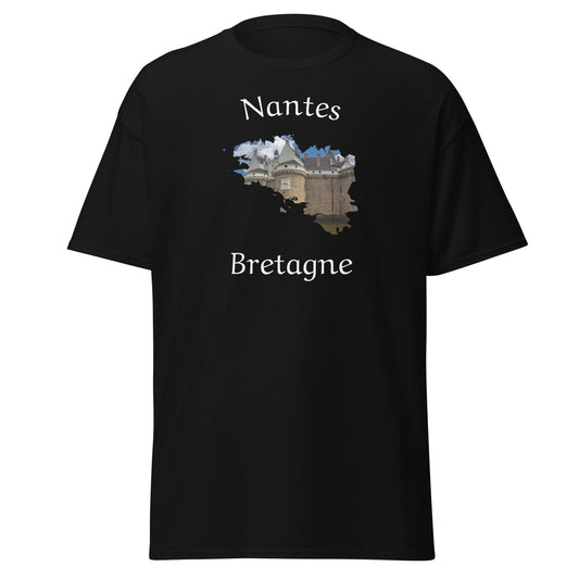 T-shirt homme Nantes en Bretagne t-shirt Bevet Breizh Noir S 