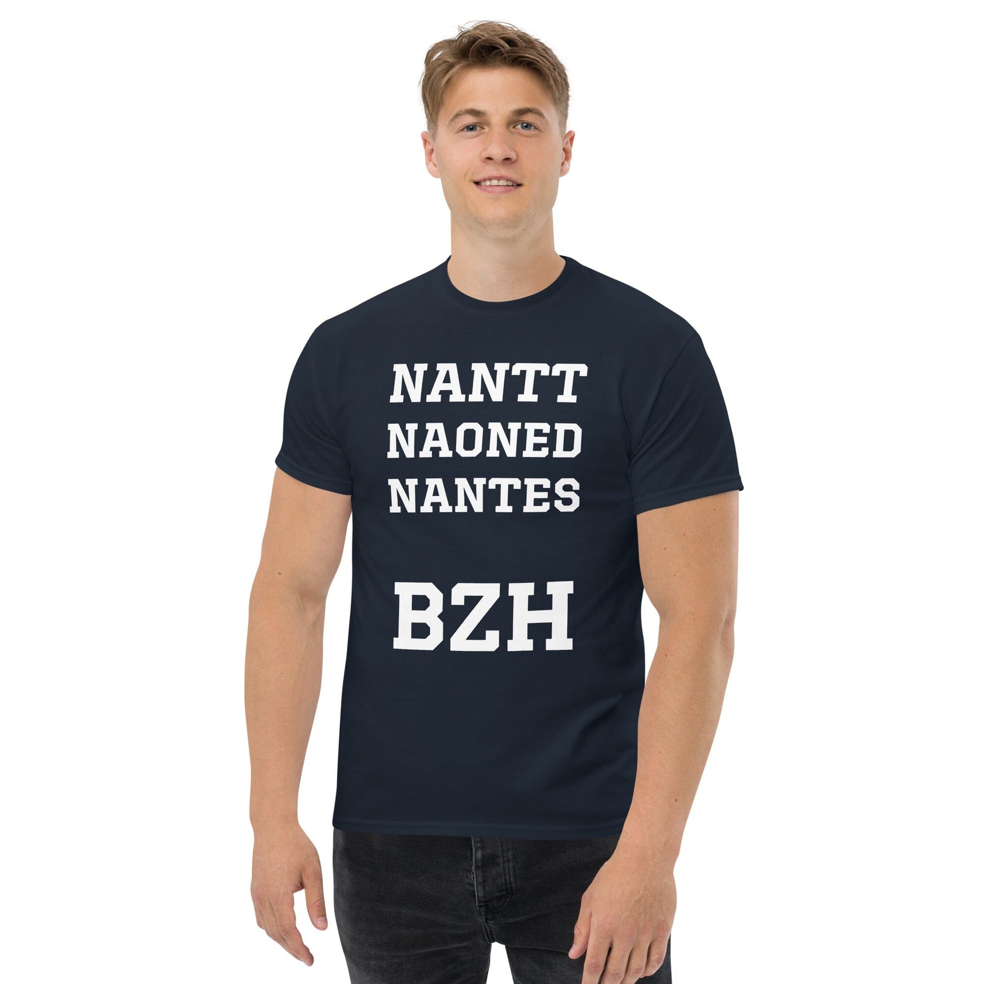 T-shirt homme Nantt, Naoned, Nantes BZH Bevet Breizh 