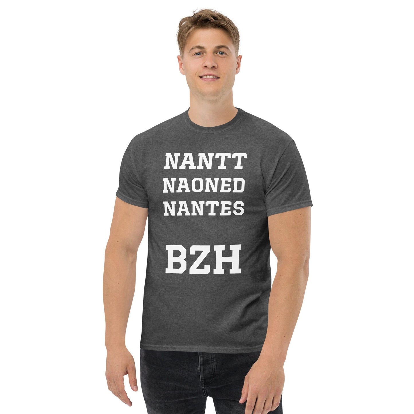 T-shirt homme Nantt, Naoned, Nantes BZH Bevet Breizh 