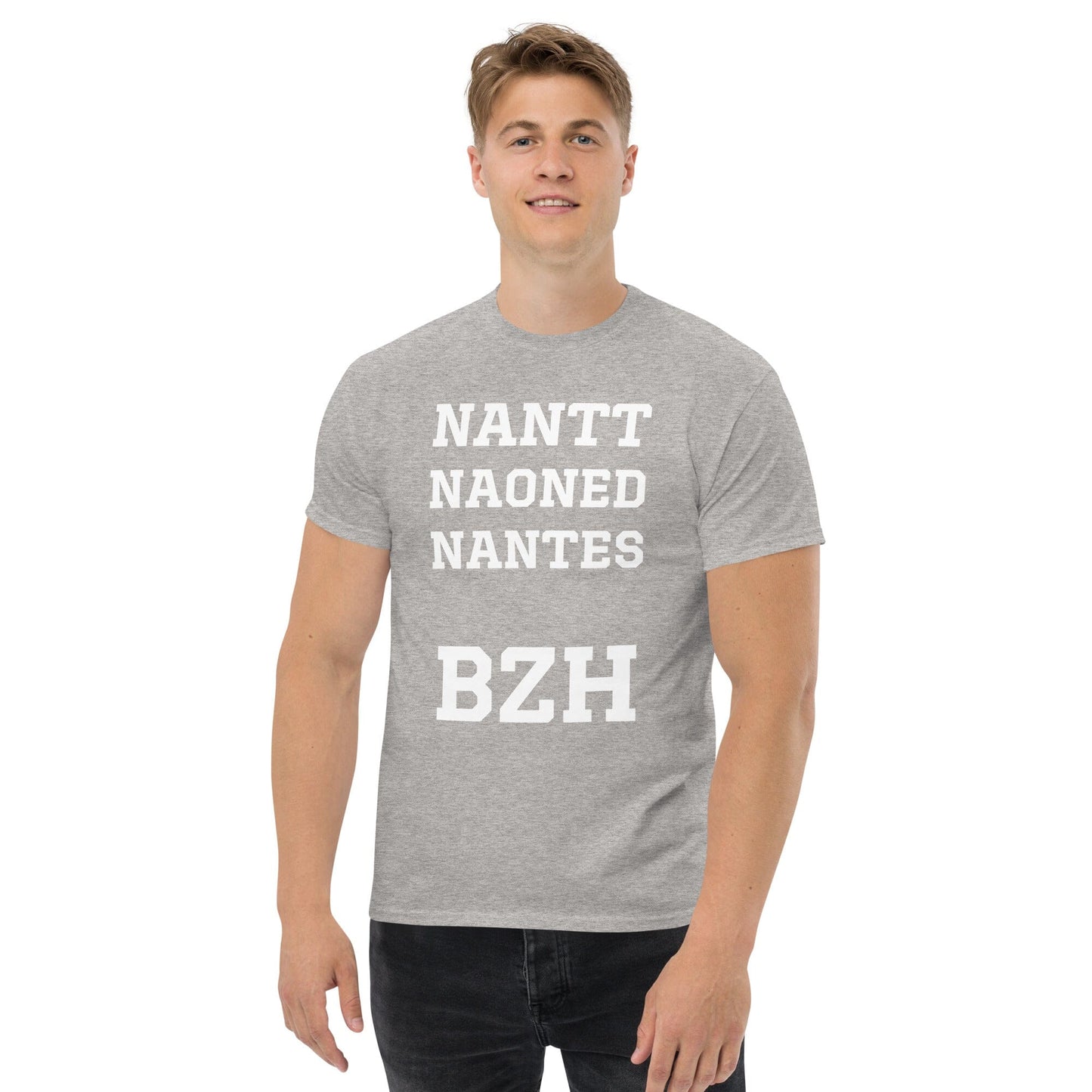 T-shirt homme Nantt, Naoned, Nantes BZH Bevet Breizh 