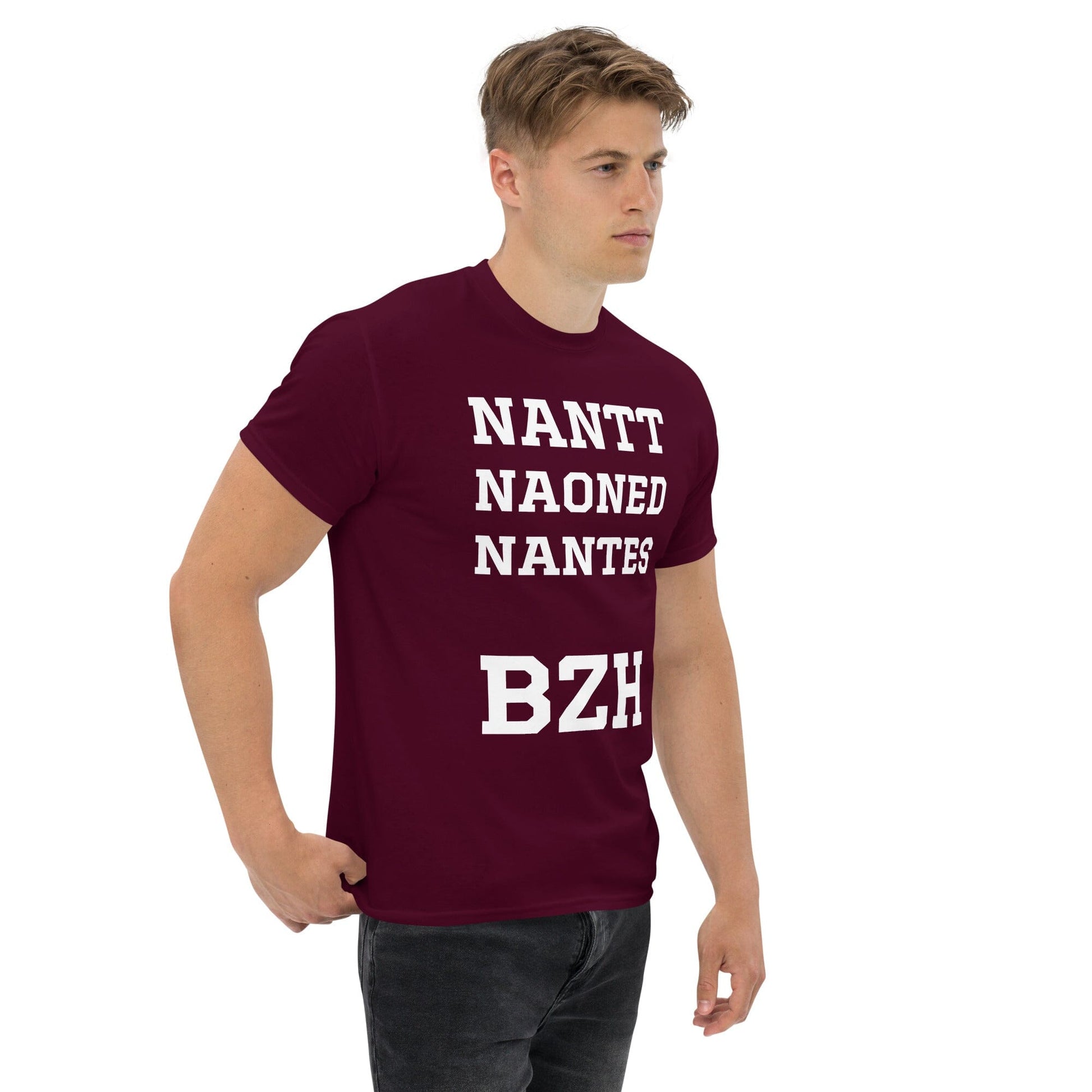 T-shirt homme Nantt, Naoned, Nantes BZH Bevet Breizh Bordeaux S 