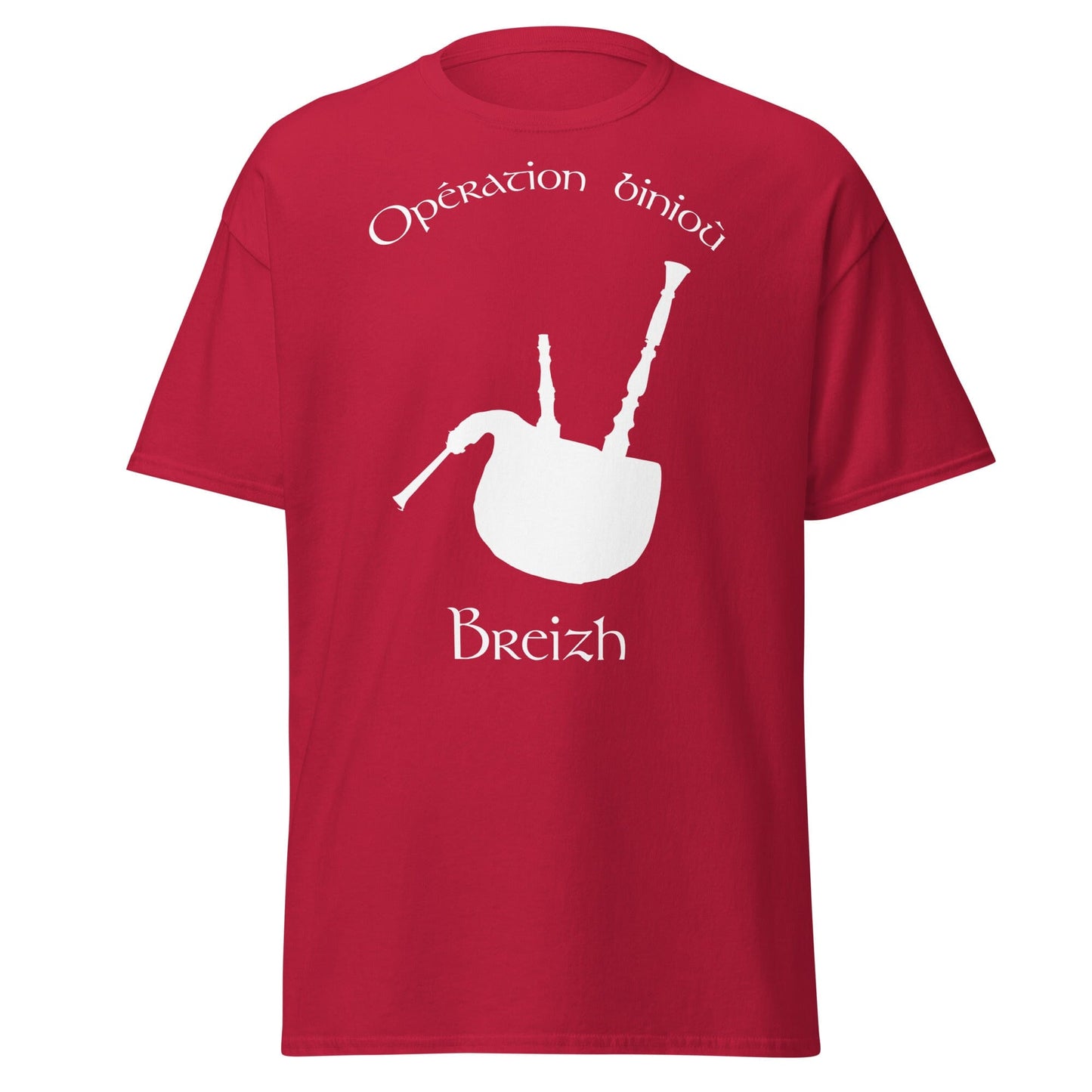 T-shirt homme opération binioù t-shirt Bevet Breizh Rouge cardinal S 