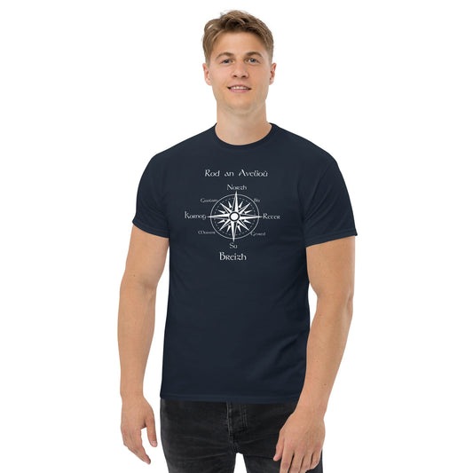 T-shirt homme rod an avelioù t-shirt Bevet Breizh Bleu Marine S 