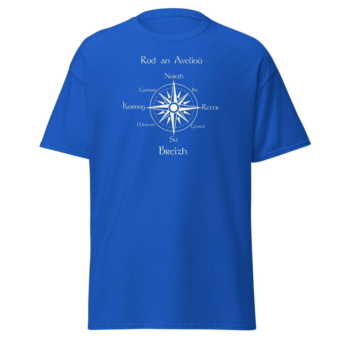 T-shirt homme rod an avelioù t-shirt Bevet Breizh Bleu Roi S 