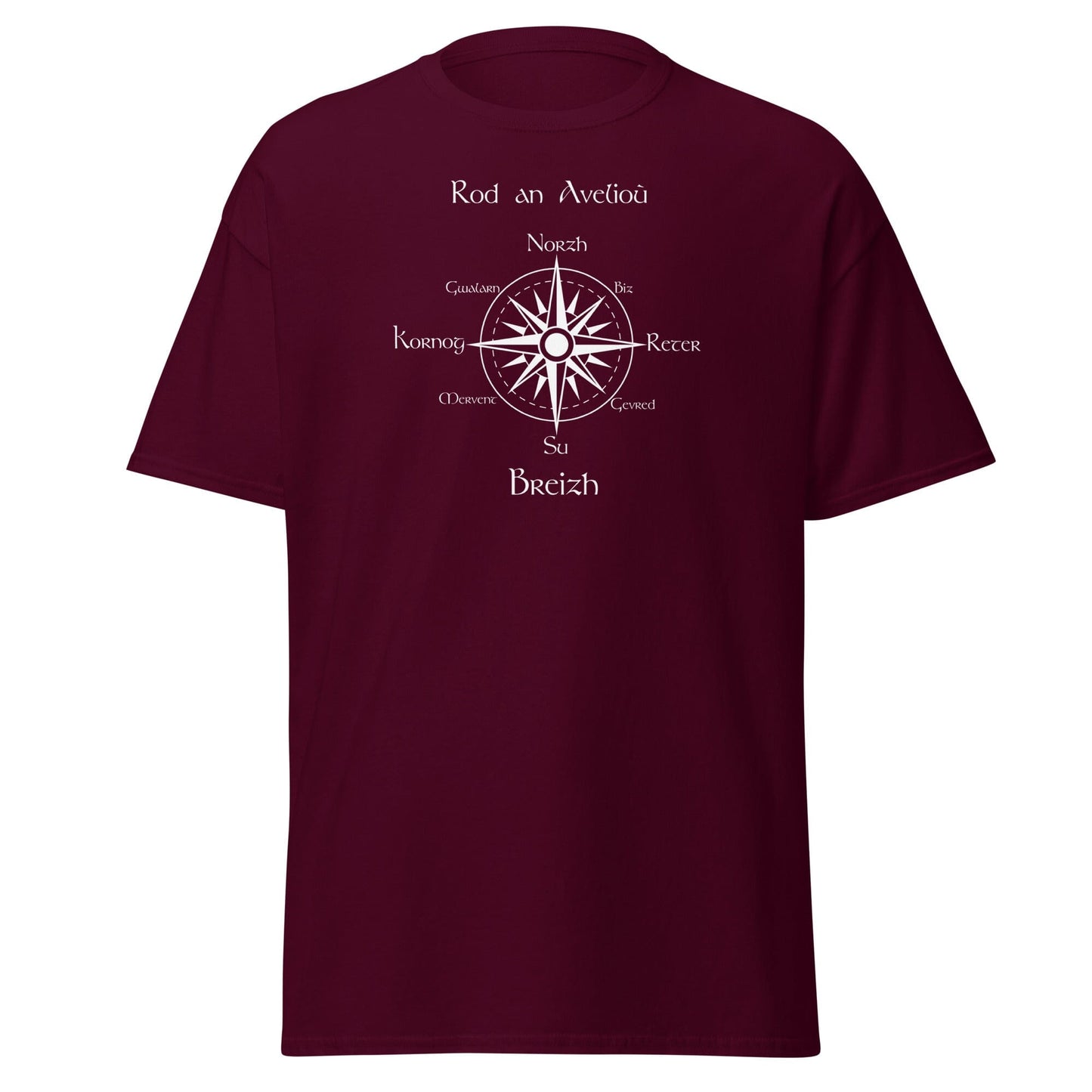 T-shirt homme rod an avelioù t-shirt Bevet Breizh Bordeaux S 