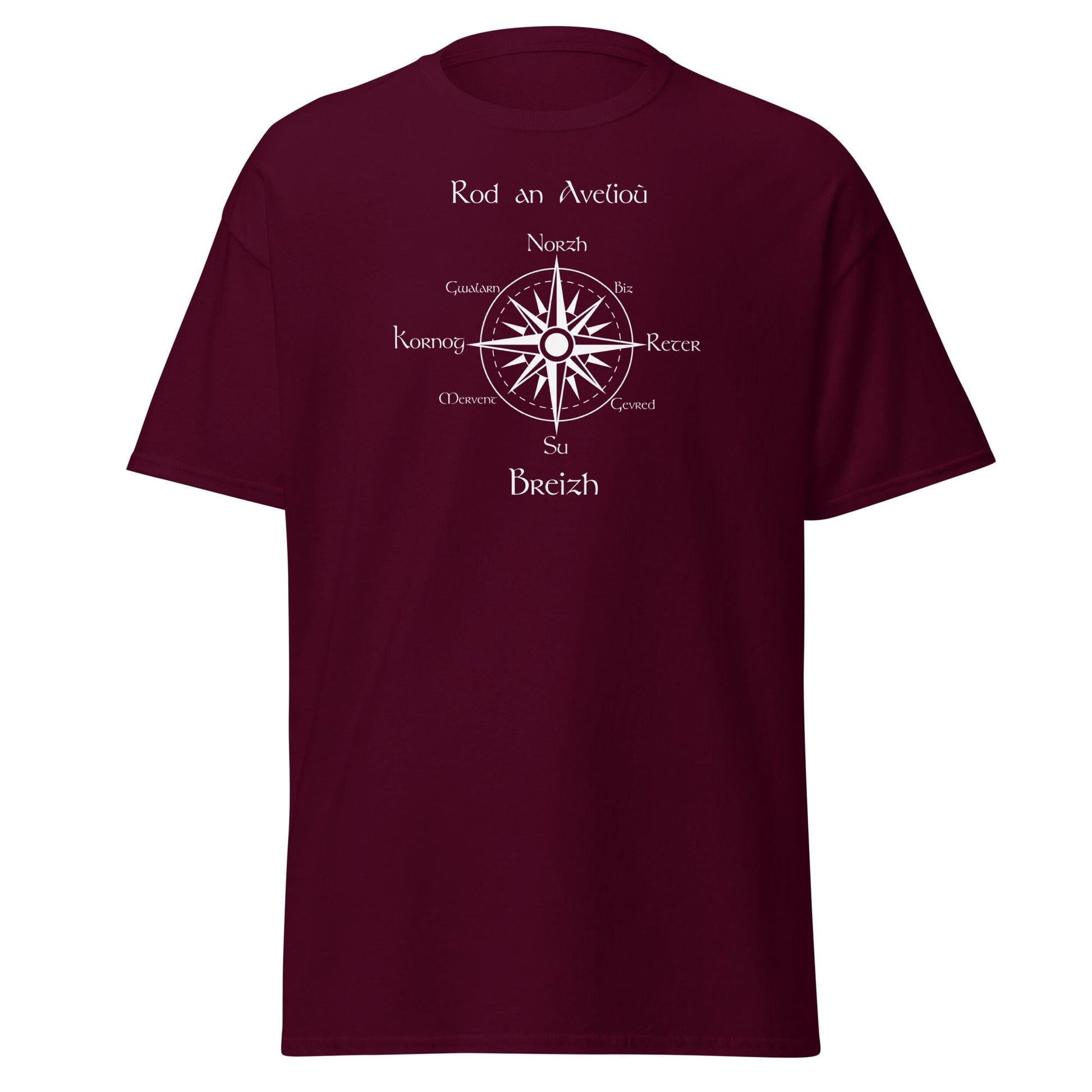 T-shirt homme rod an avelioù t-shirt Bevet Breizh Bordeaux S 