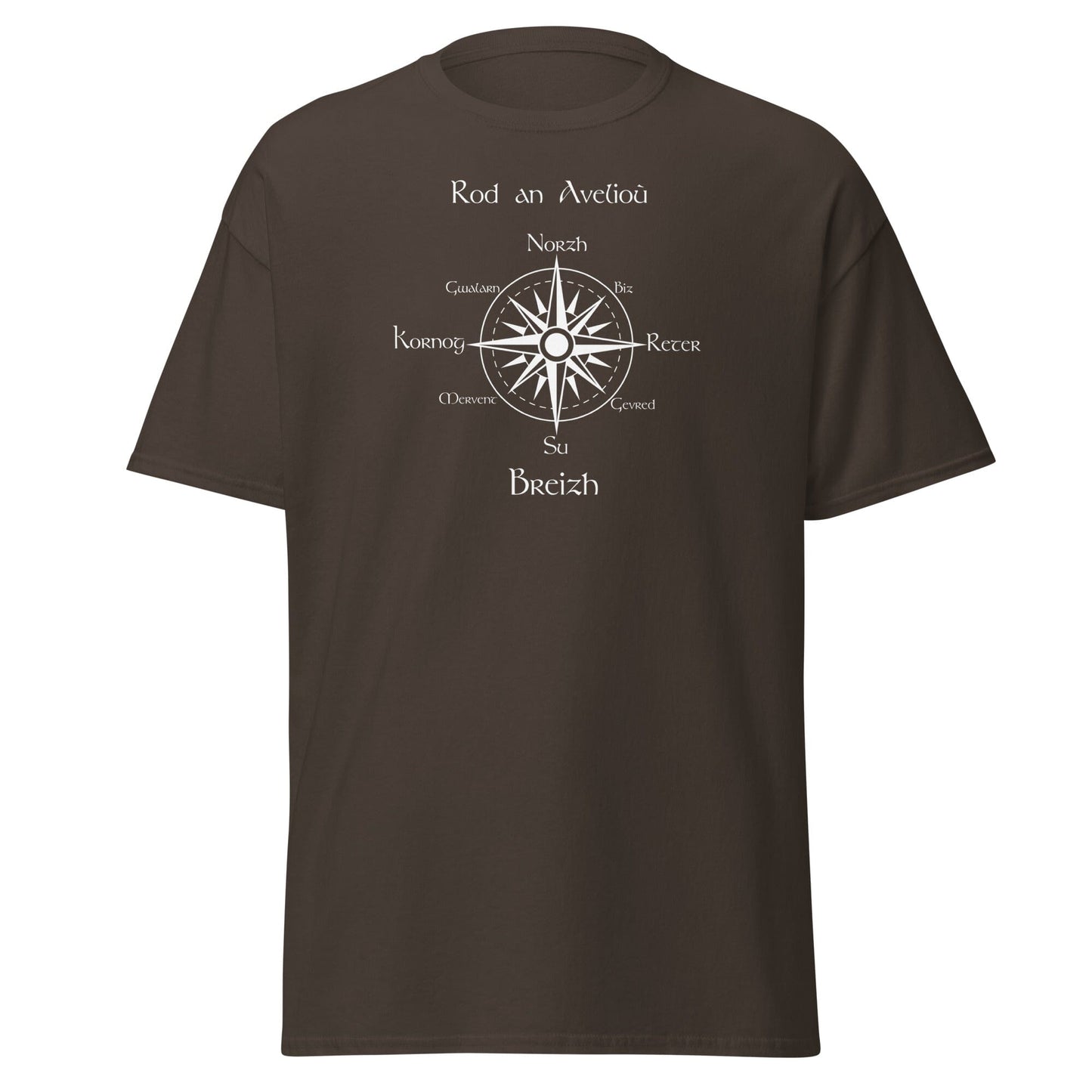 T-shirt homme rod an avelioù t-shirt Bevet Breizh Chocolat Noir S 