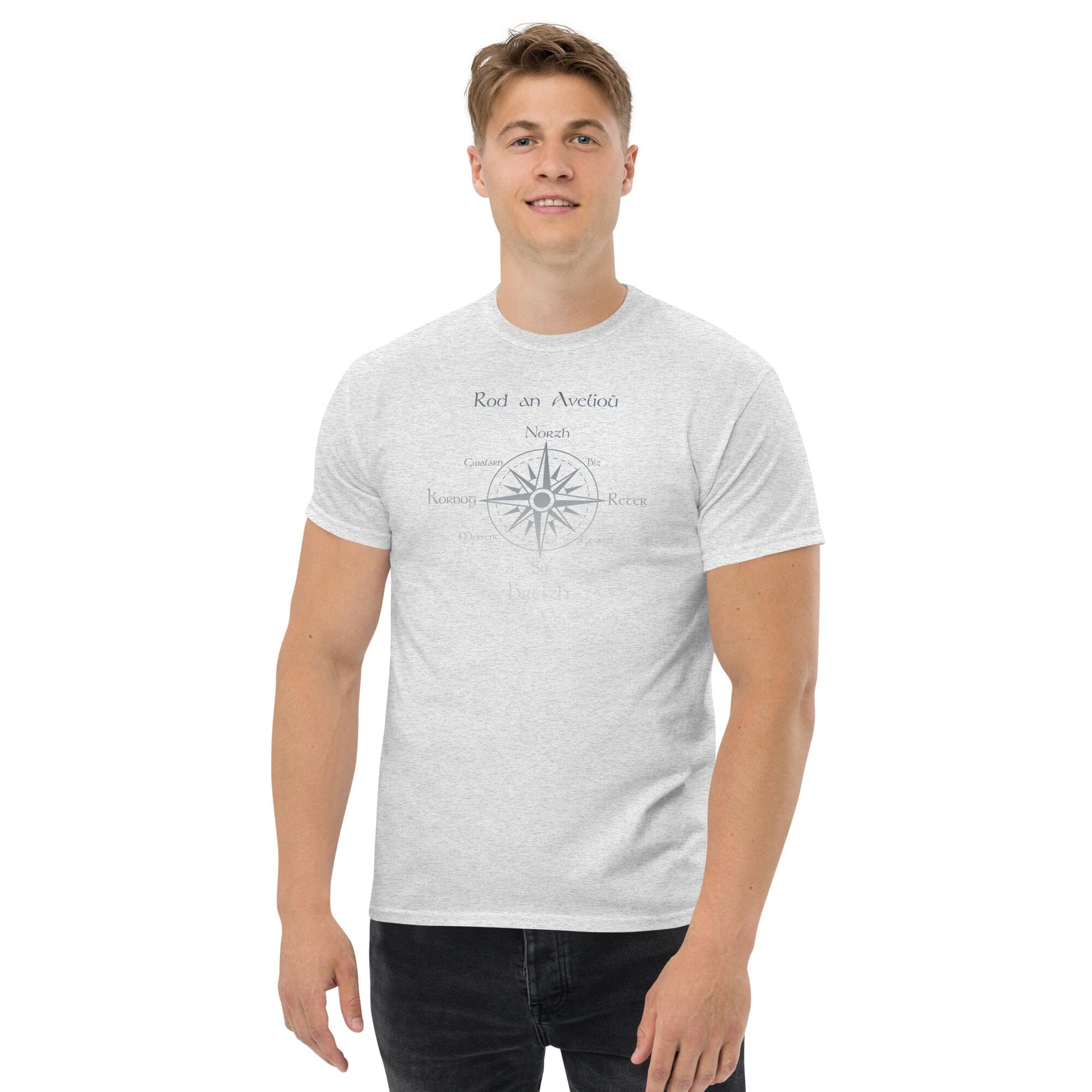 T-shirt homme rod an avelioù t-shirt Bevet Breizh Gris Pinchard S 