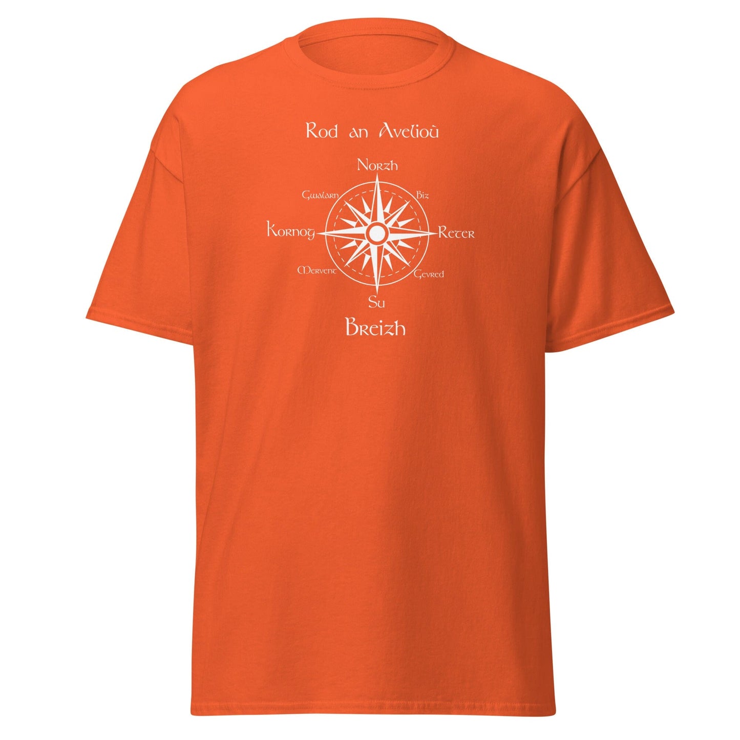 T-shirt homme rod an avelioù t-shirt Bevet Breizh Orange S 
