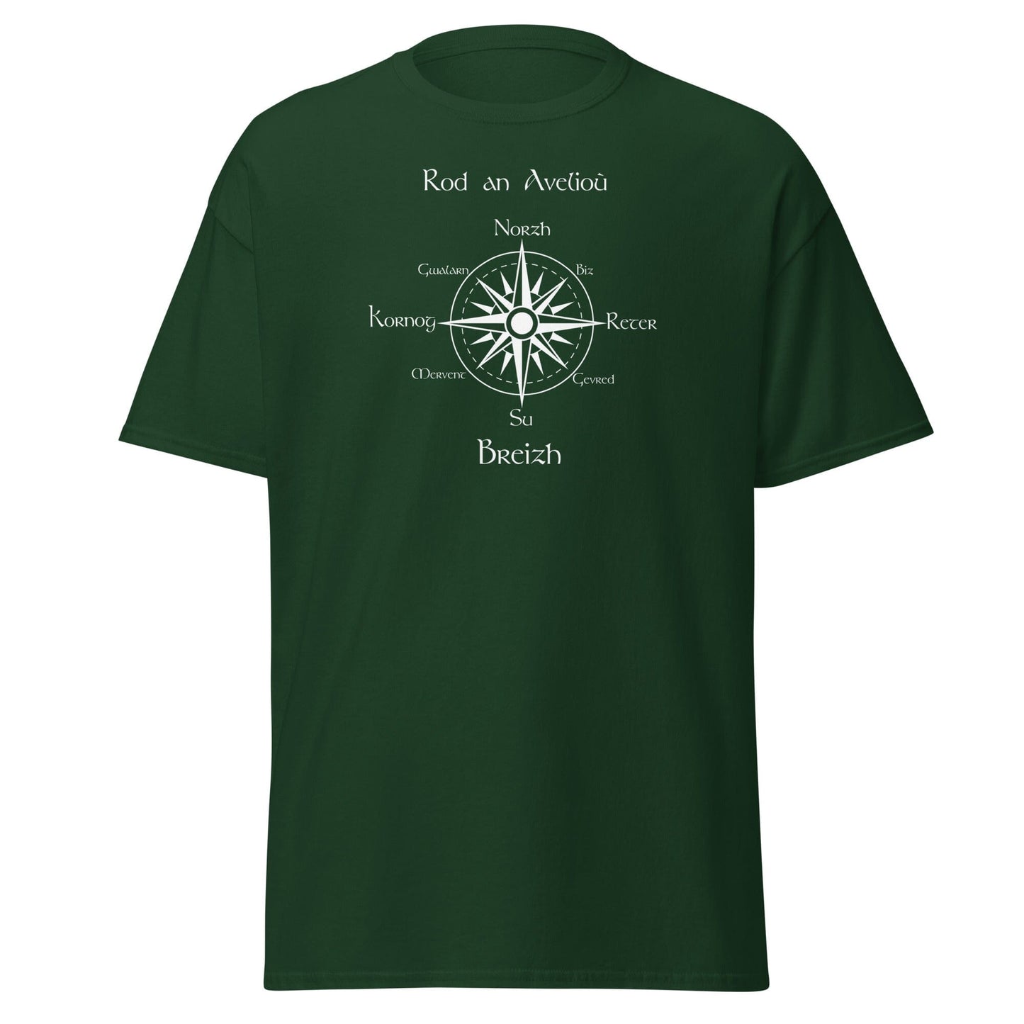T-shirt homme rod an avelioù t-shirt Bevet Breizh Vert Forêt S 