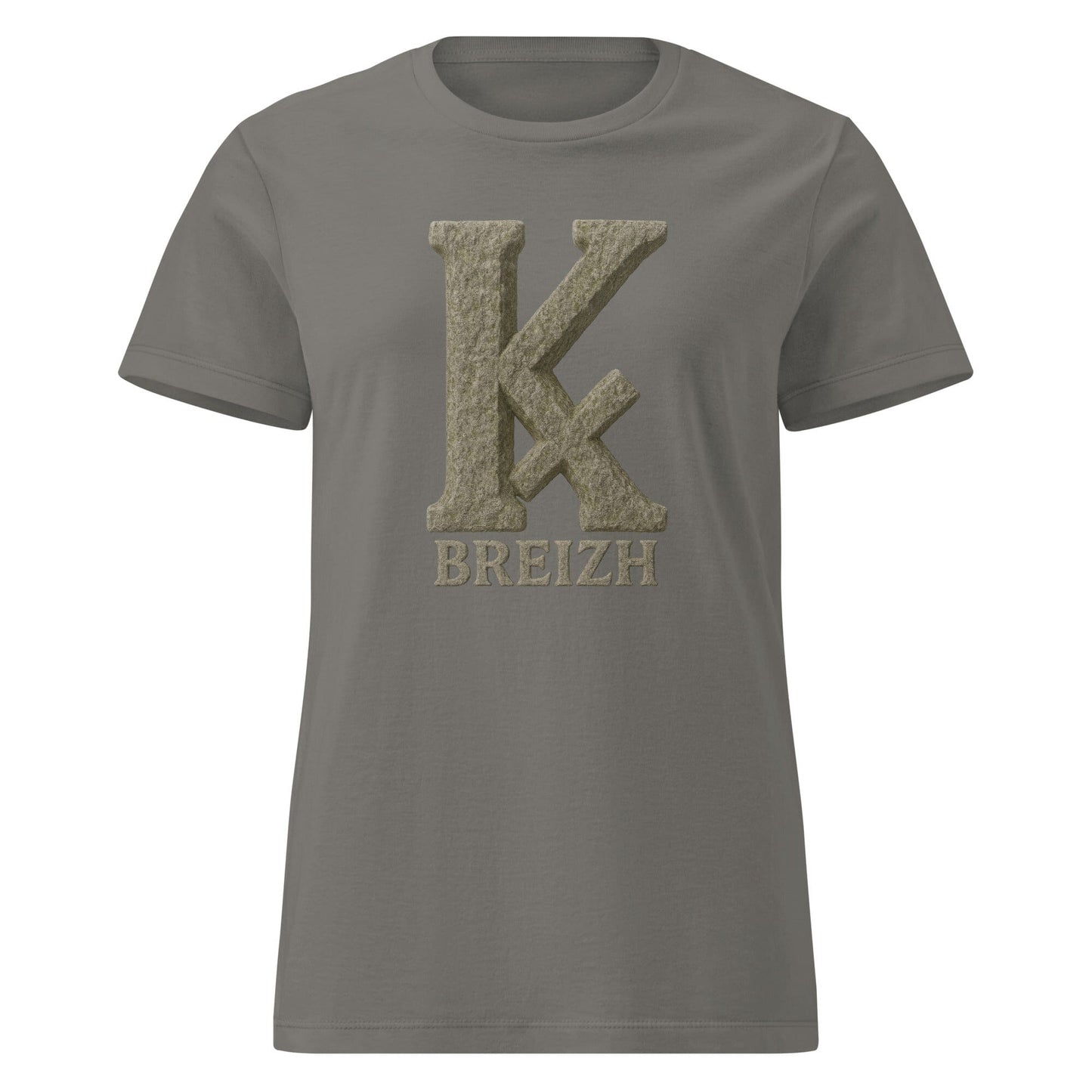 T-shirt K barré pour femme t-shirt Bevet Breizh Anthracite S 