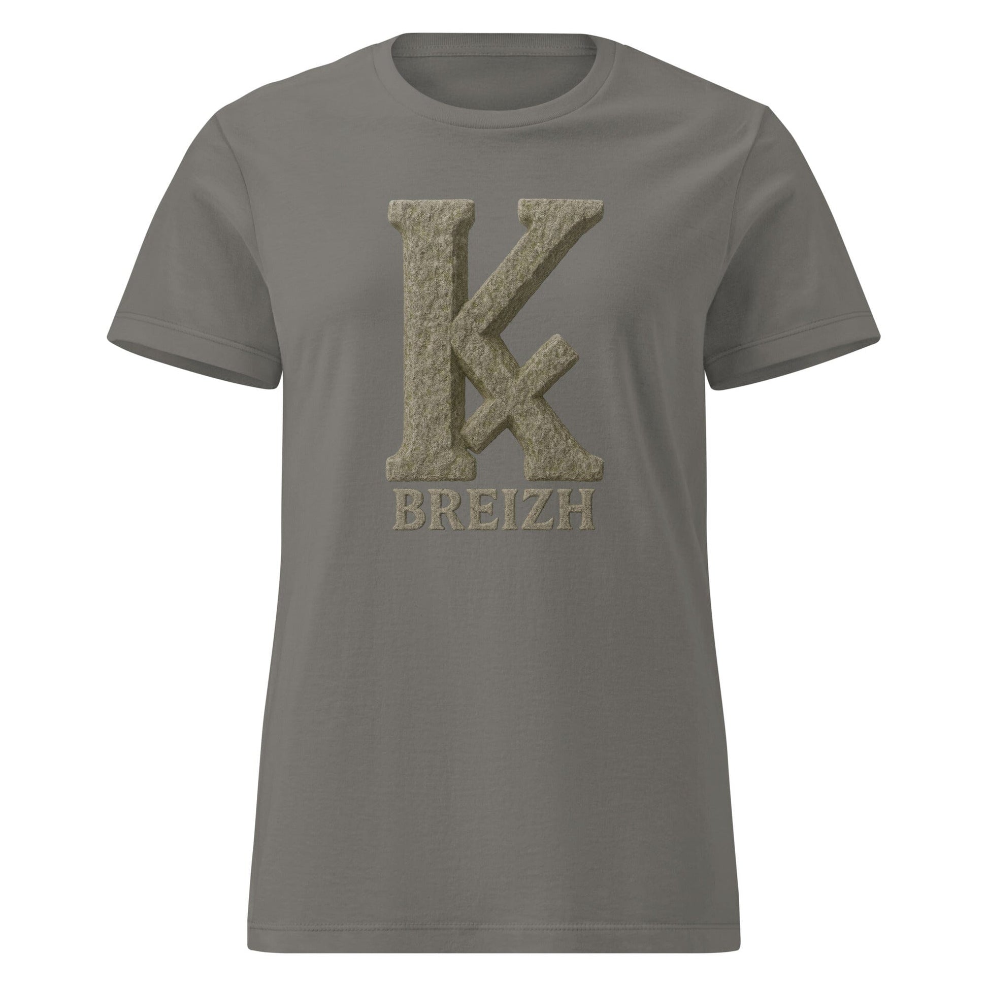 T-shirt K barré pour femme t-shirt Bevet Breizh Anthracite S 