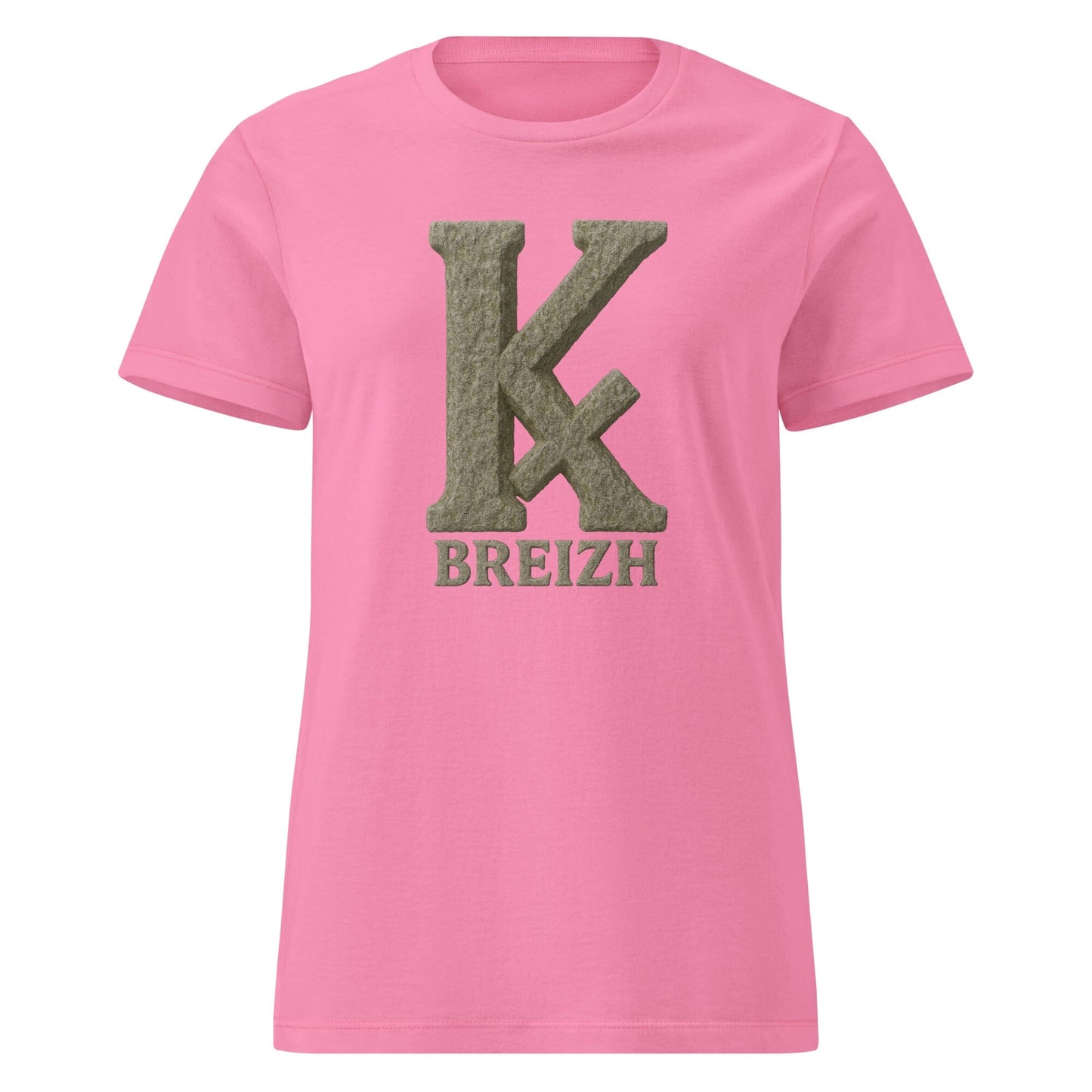 T-shirt K barré pour femme t-shirt Bevet Breizh Rose S 