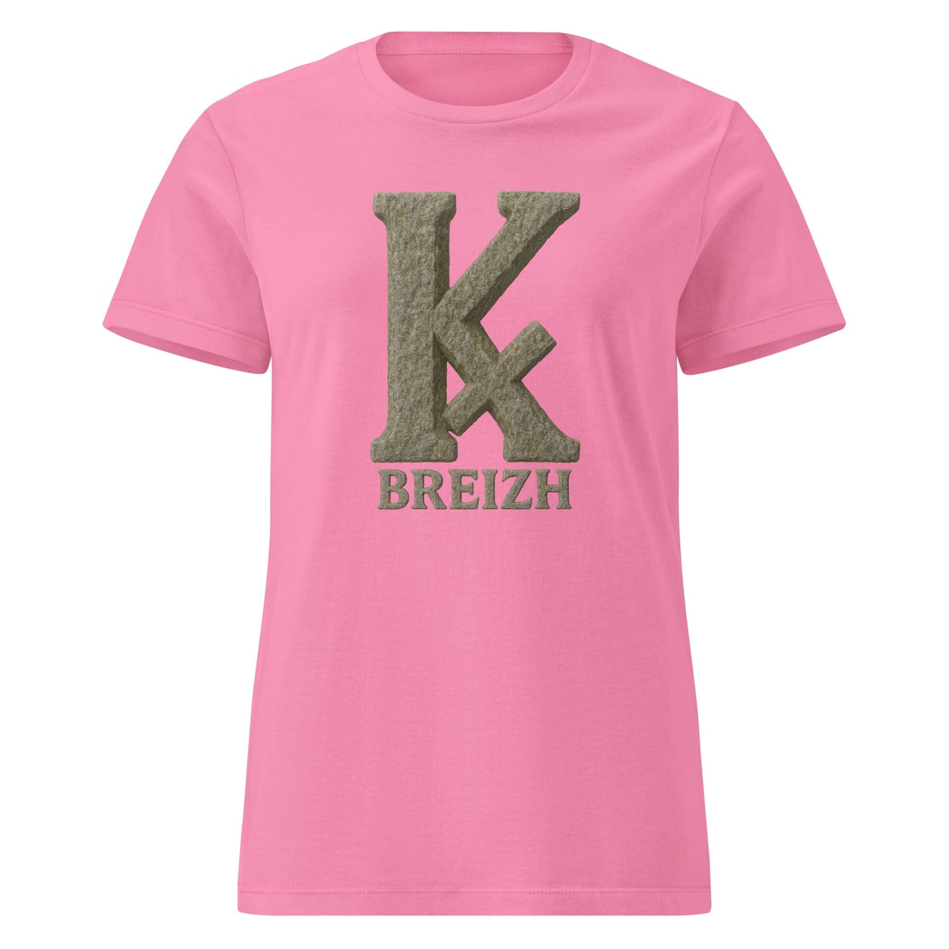 T-shirt K barré pour femme t-shirt Bevet Breizh Rose S 