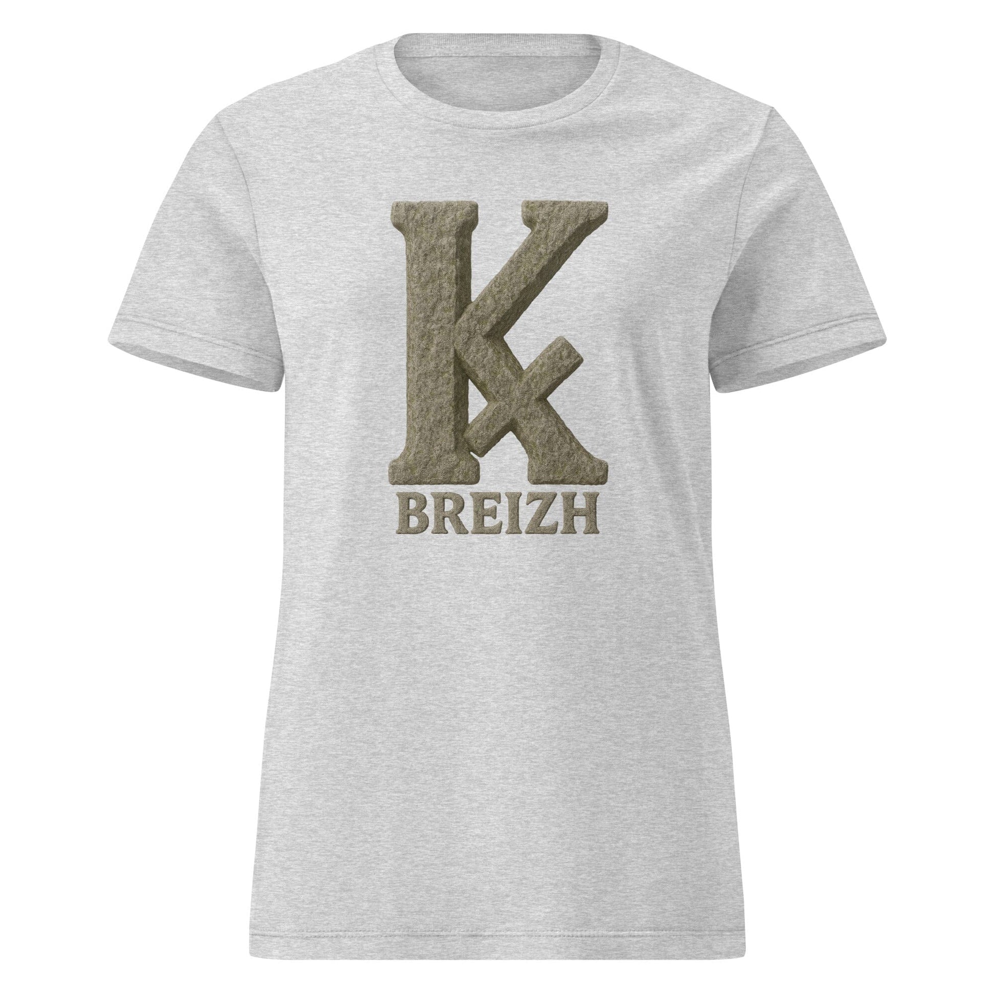T-shirt K barré pour femme t-shirt Bevet Breizh RS Sport Grey S 