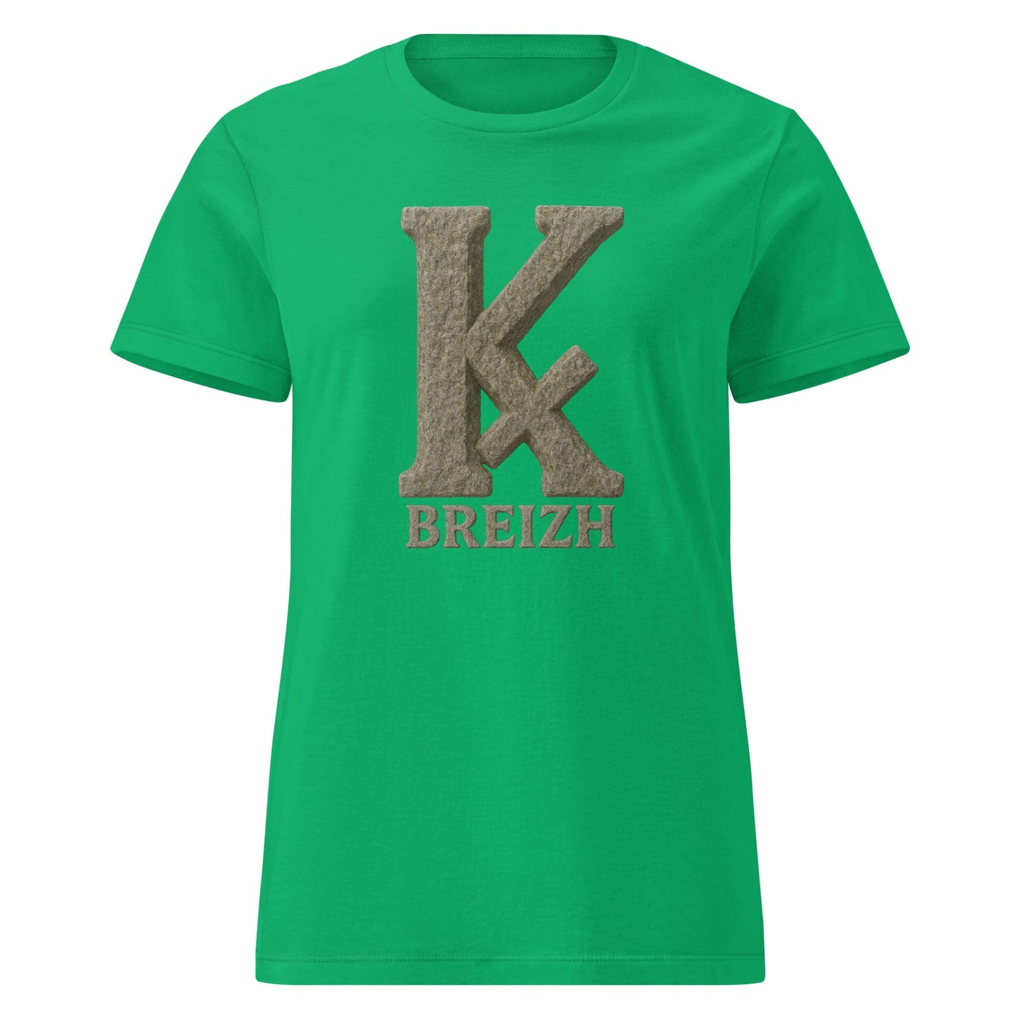 T-shirt K barré pour femme t-shirt Bevet Breizh Vert menthe S 
