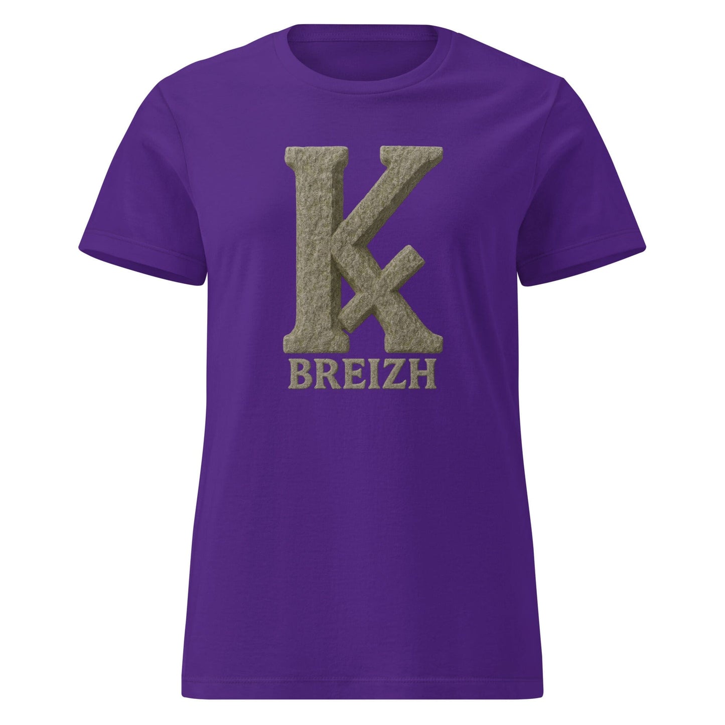 T-shirt K barré pour femme t-shirt Bevet Breizh Violet S 