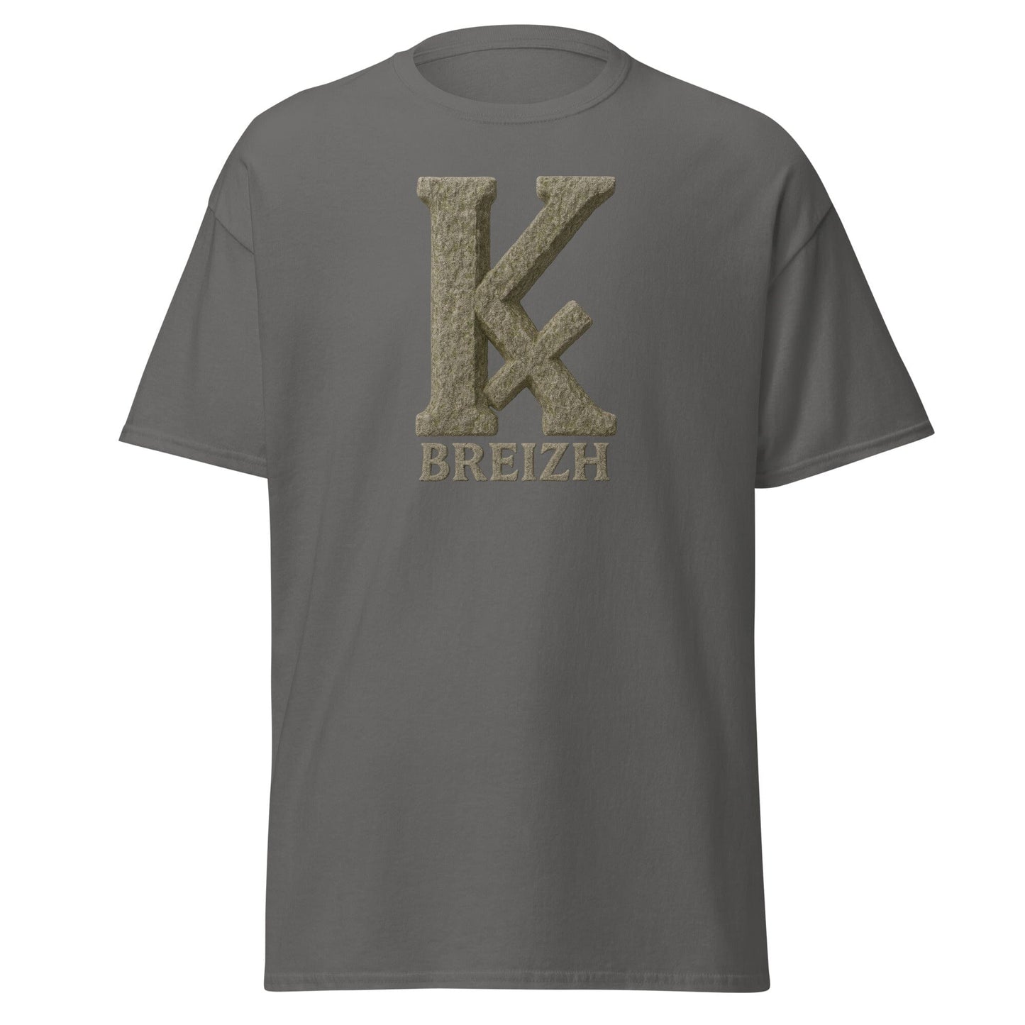 T-shirt K barré pour homme t-shirt Bevet Breizh Anthracite S 