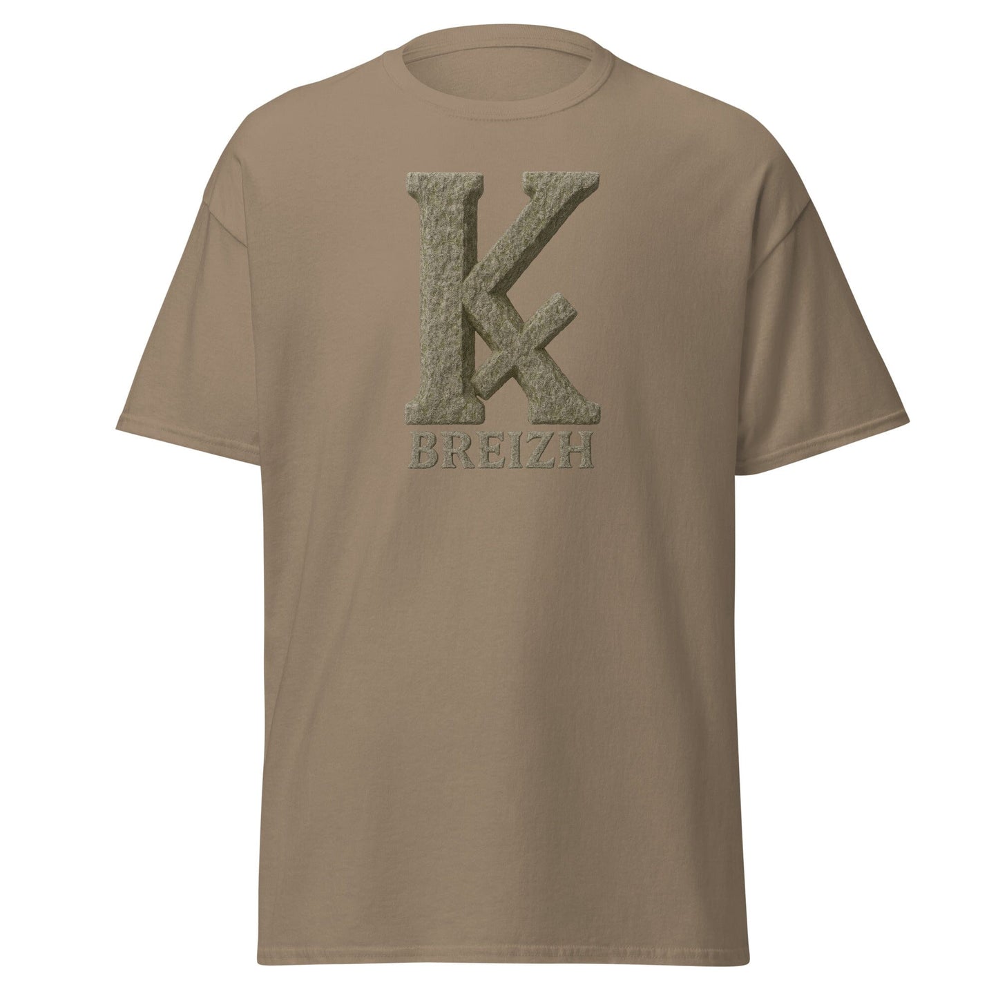 T-shirt K barré pour homme t-shirt Bevet Breizh Brown Savana S 