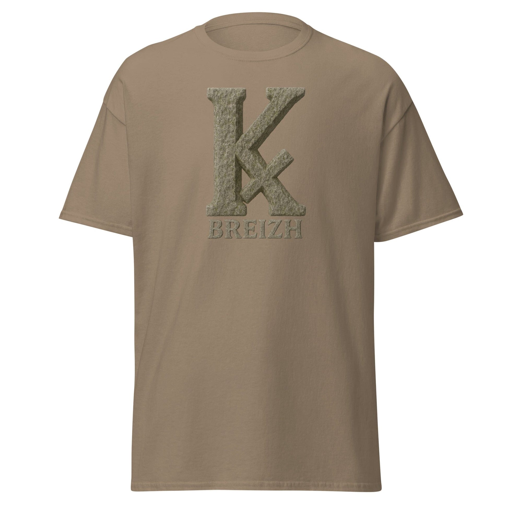 T-shirt K barré pour homme t-shirt Bevet Breizh Brown Savana S 