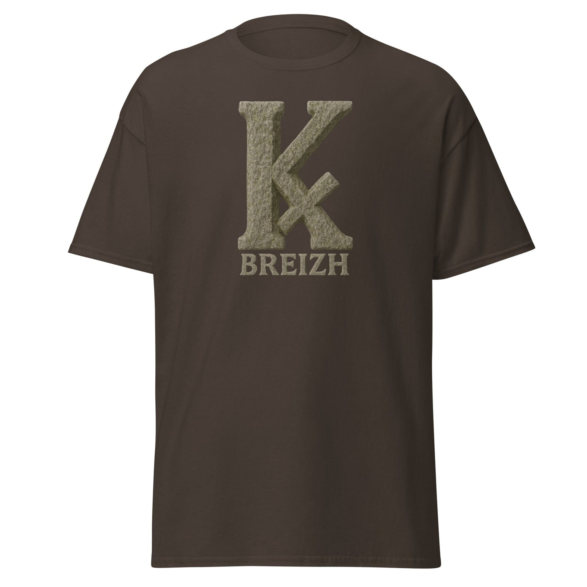 T-shirt K barré pour homme t-shirt Bevet Breizh Chocolat Noir S 