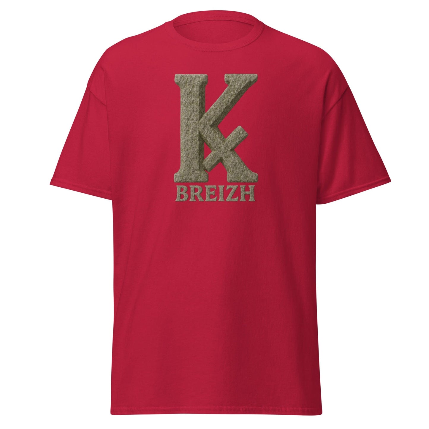T-shirt K barré pour homme t-shirt Bevet Breizh Rouge cardinal S 