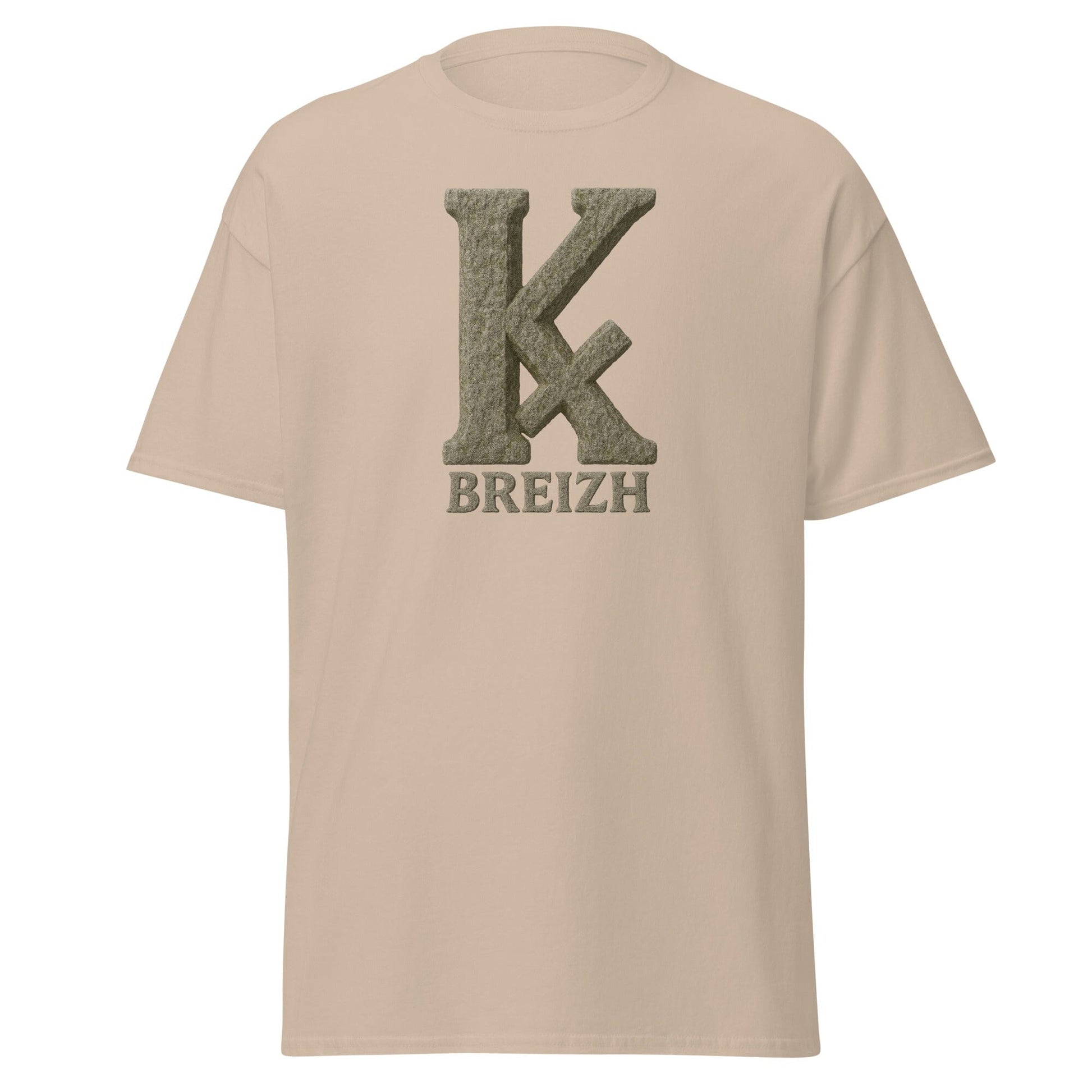 T-shirt K barré pour homme t-shirt Bevet Breizh Sable S 