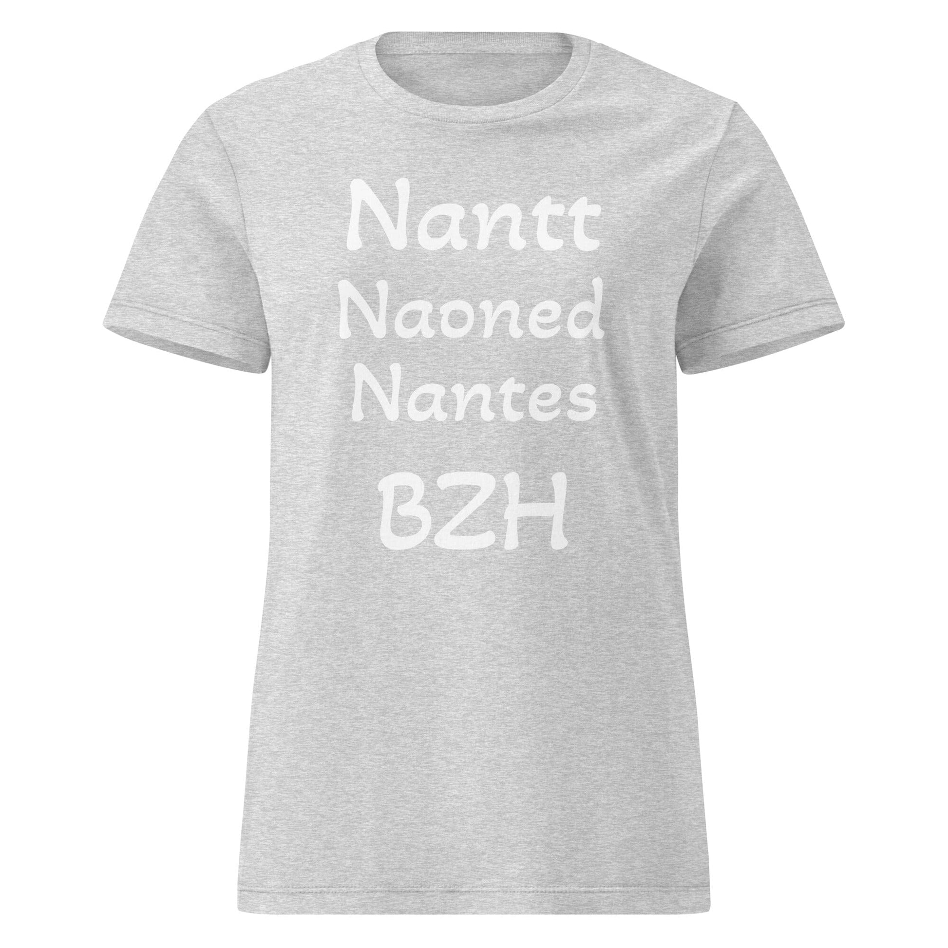 T-shirt Nantt Naoned Nantes BZH pour femme t-shirt Bevet Breizh RS Sport Grey S 