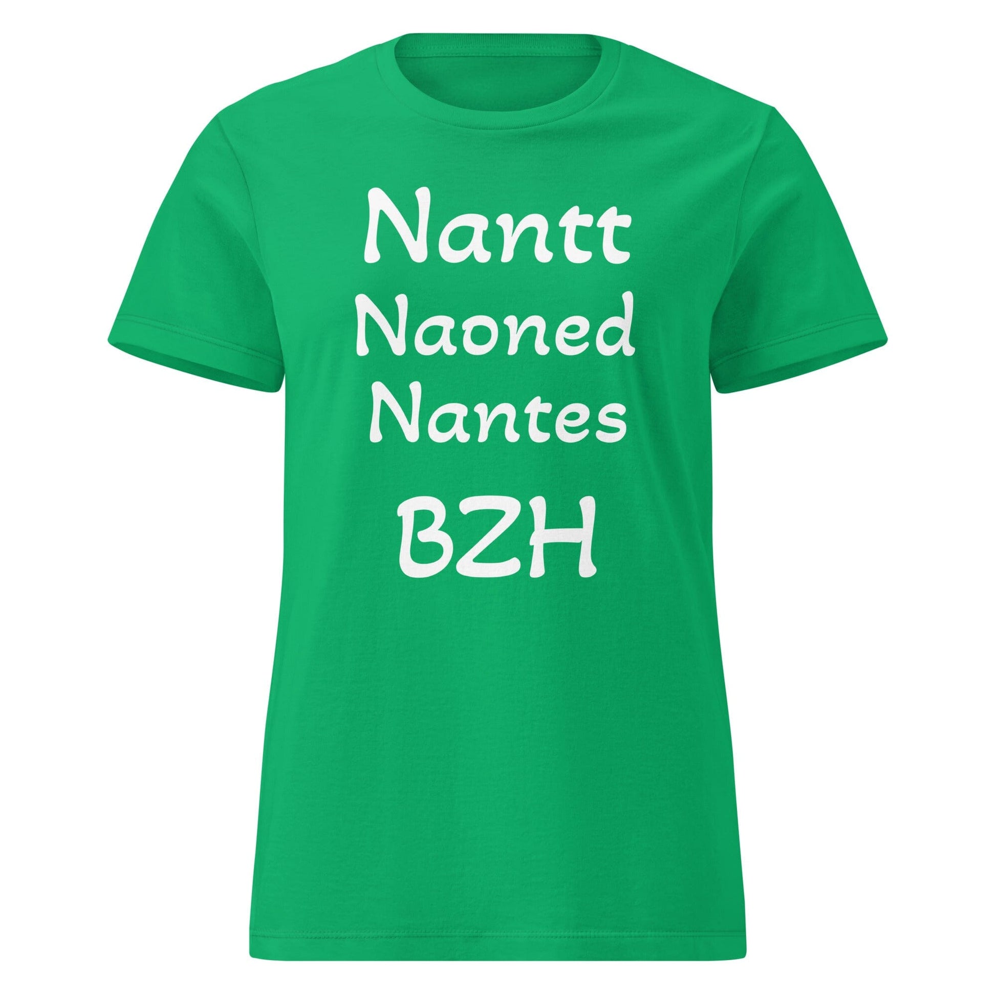 T-shirt Nantt Naoned Nantes BZH pour femme t-shirt Bevet Breizh Vert menthe S 