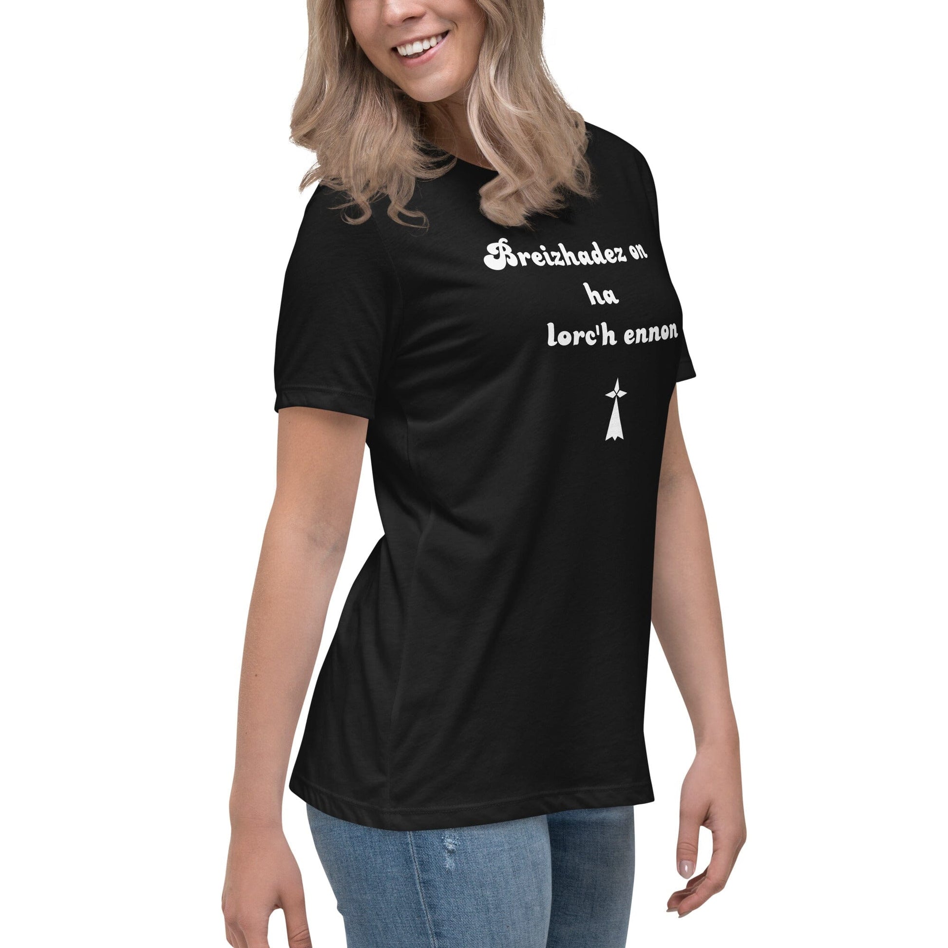 T-shirt pour femme breizhadez on ha lorc'h ennon t-shirt Bevet Breizh 