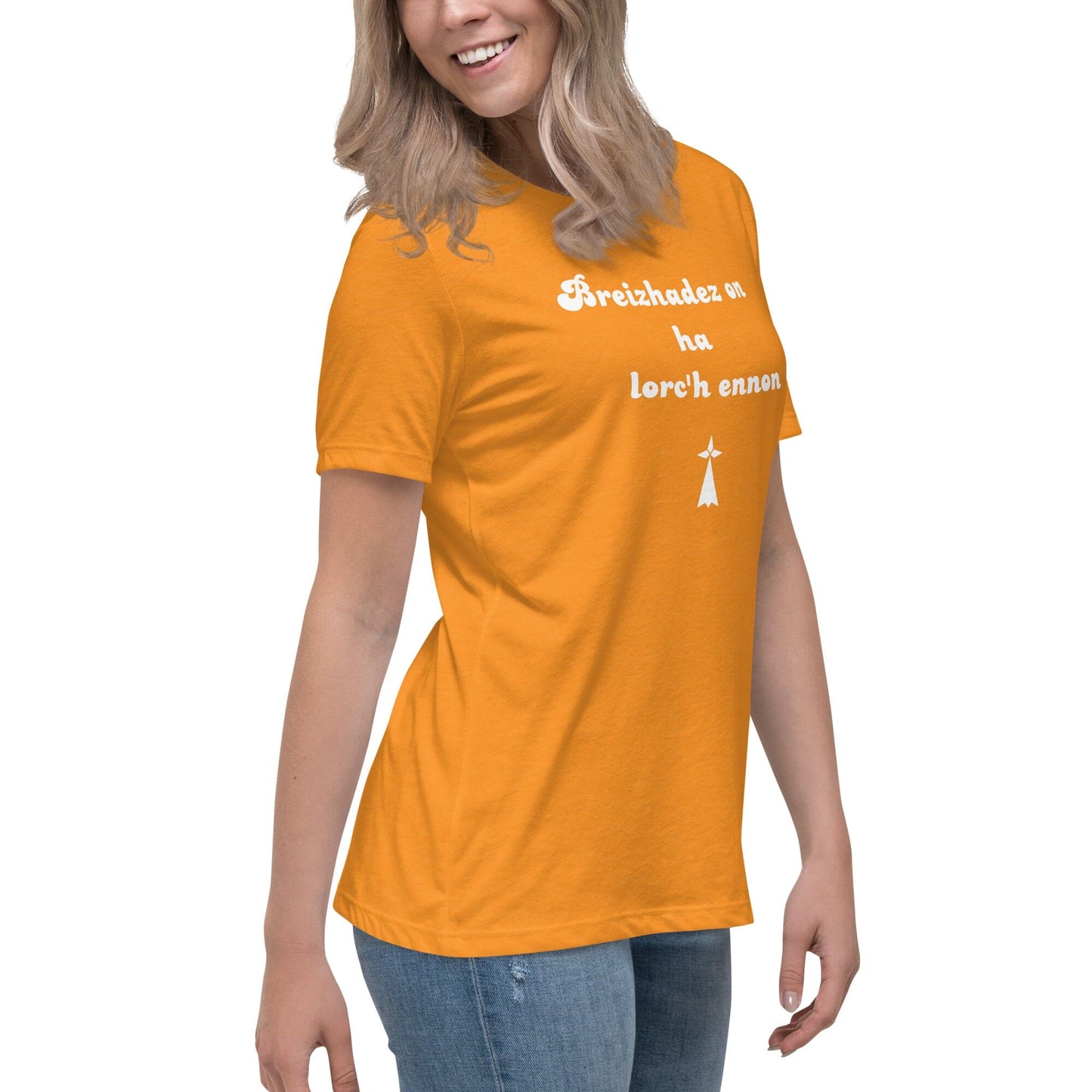 T-shirt pour femme breizhadez on ha lorc'h ennon t-shirt Bevet Breizh 