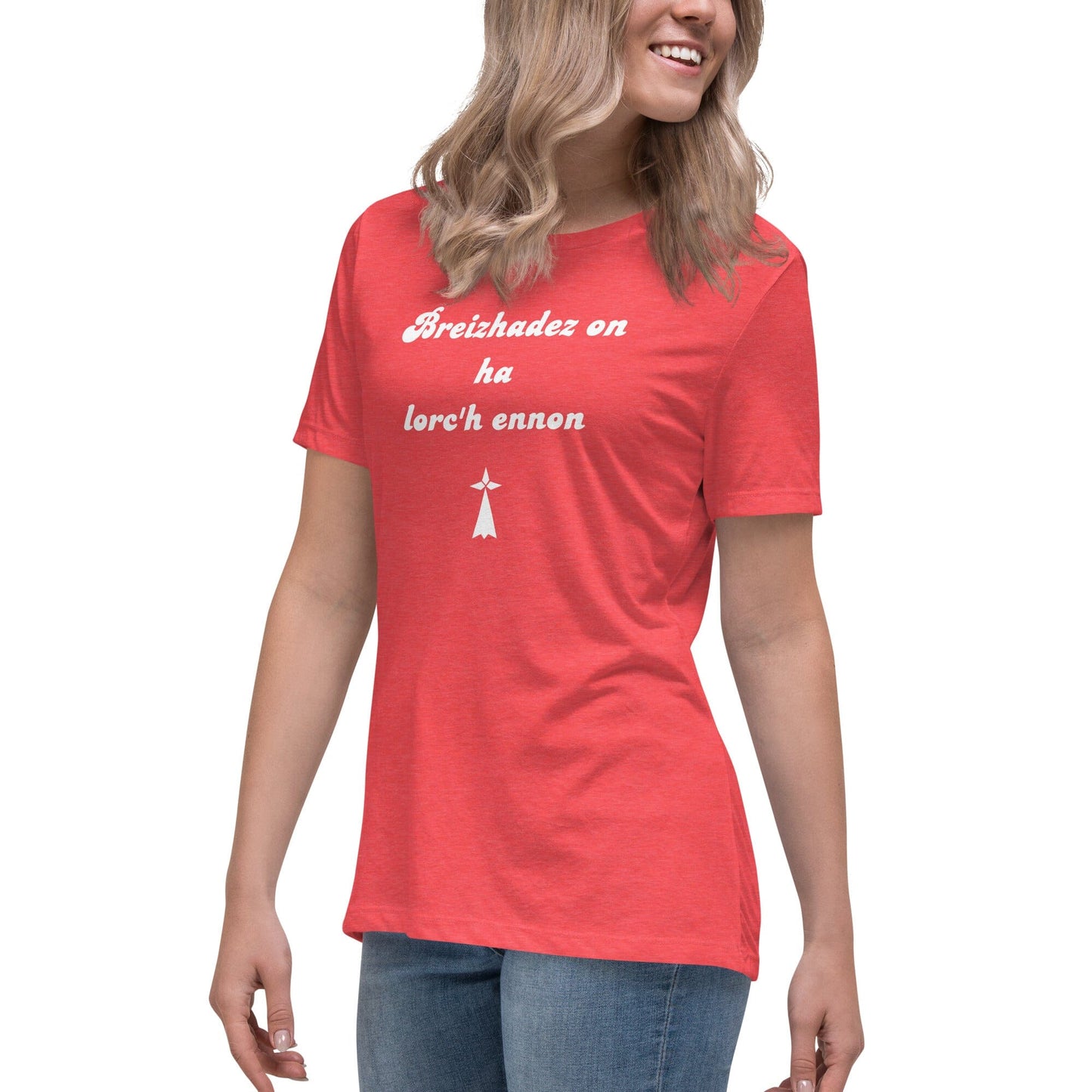 T-shirt pour femme breizhadez on ha lorc'h ennon t-shirt Bevet Breizh 