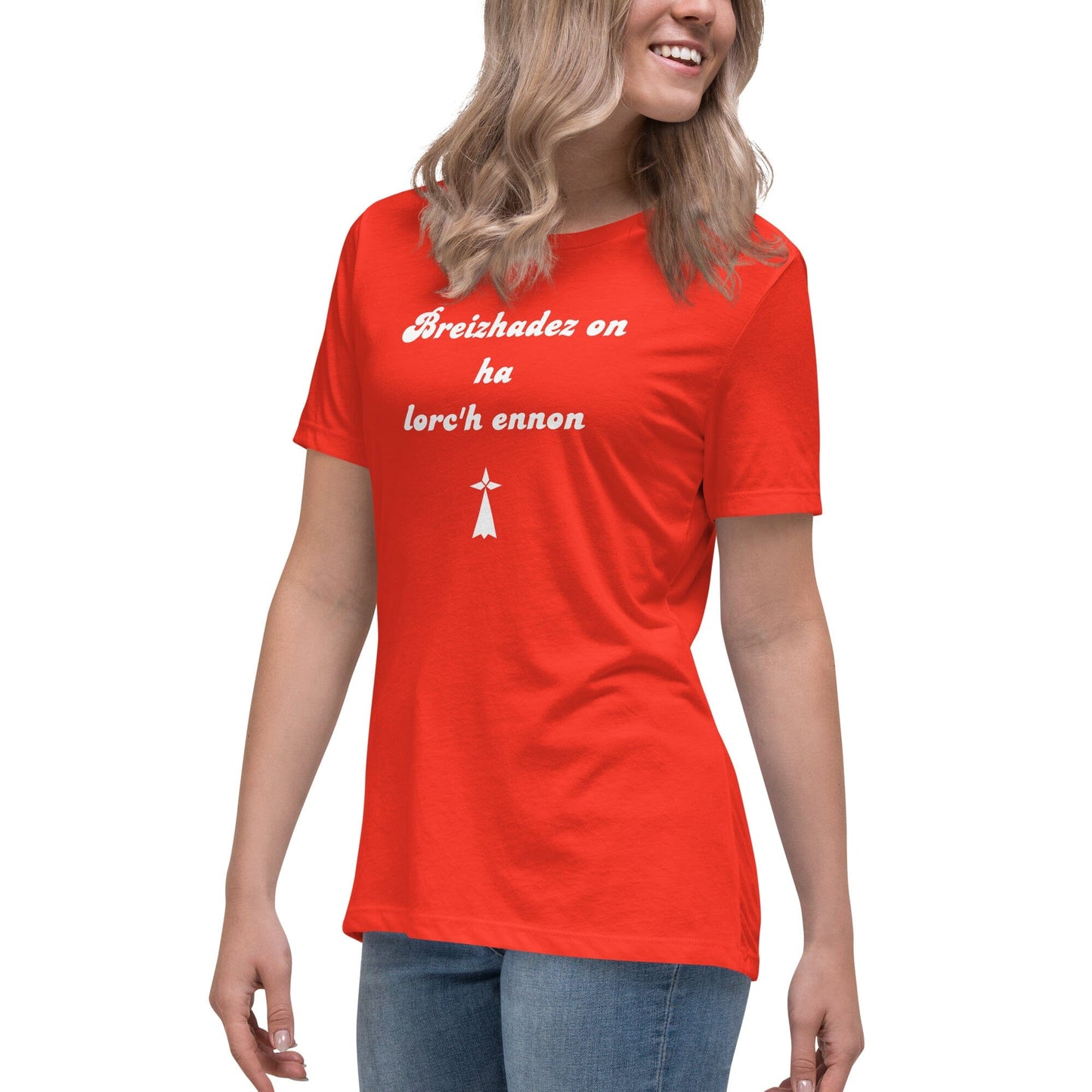 T-shirt pour femme breizhadez on ha lorc'h ennon t-shirt Bevet Breizh 