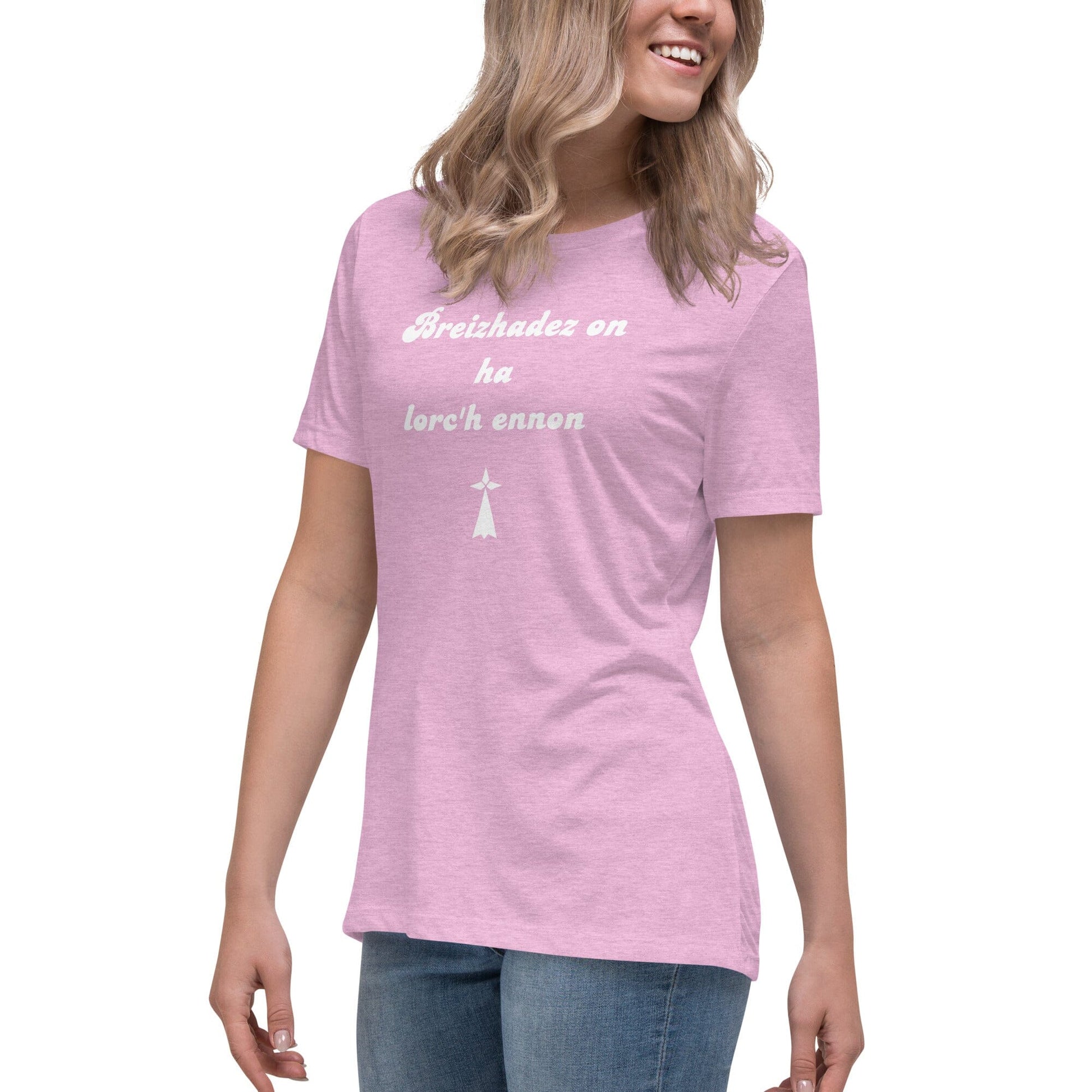 T-shirt pour femme breizhadez on ha lorc'h ennon t-shirt Bevet Breizh 