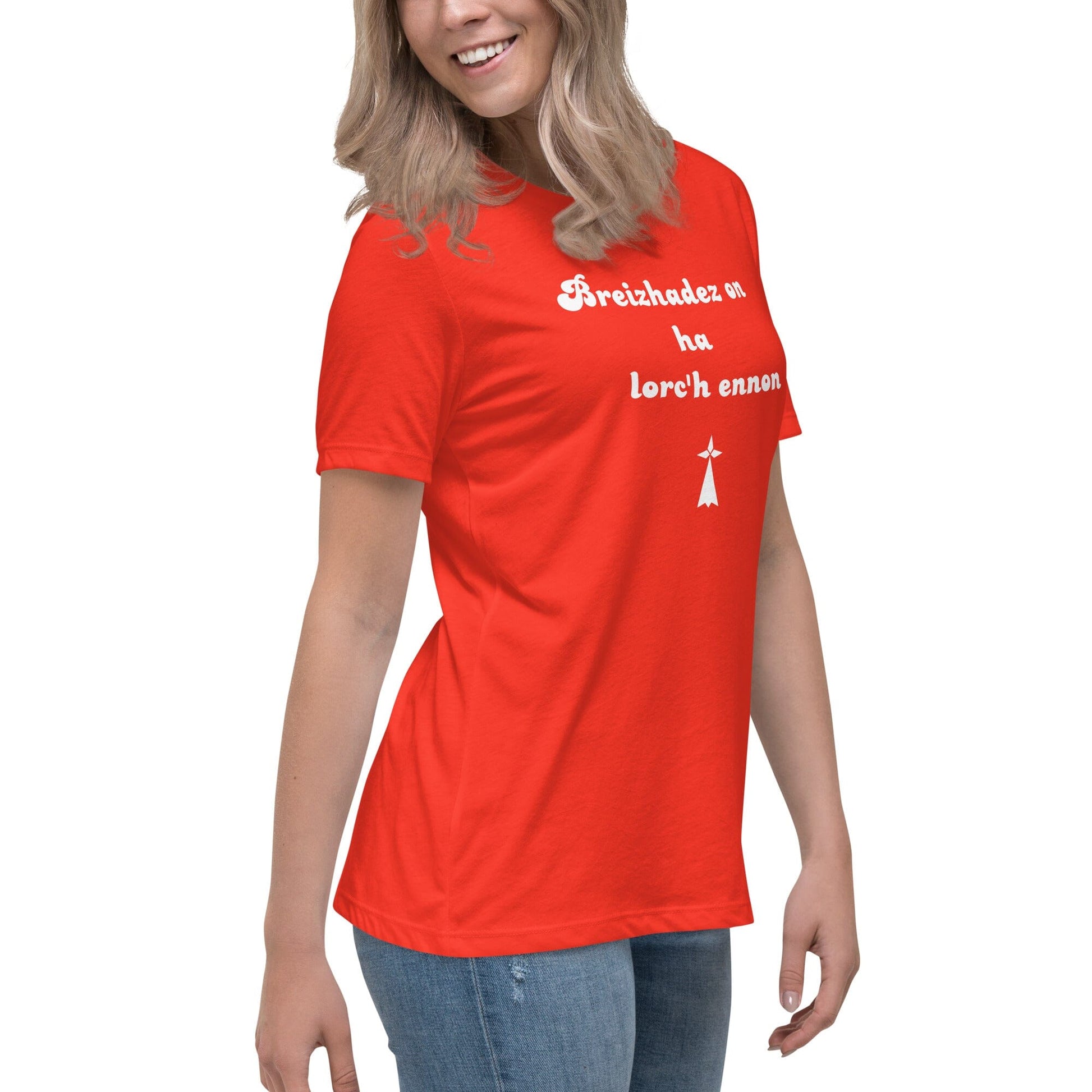 T-shirt pour femme breizhadez on ha lorc'h ennon t-shirt Bevet Breizh 