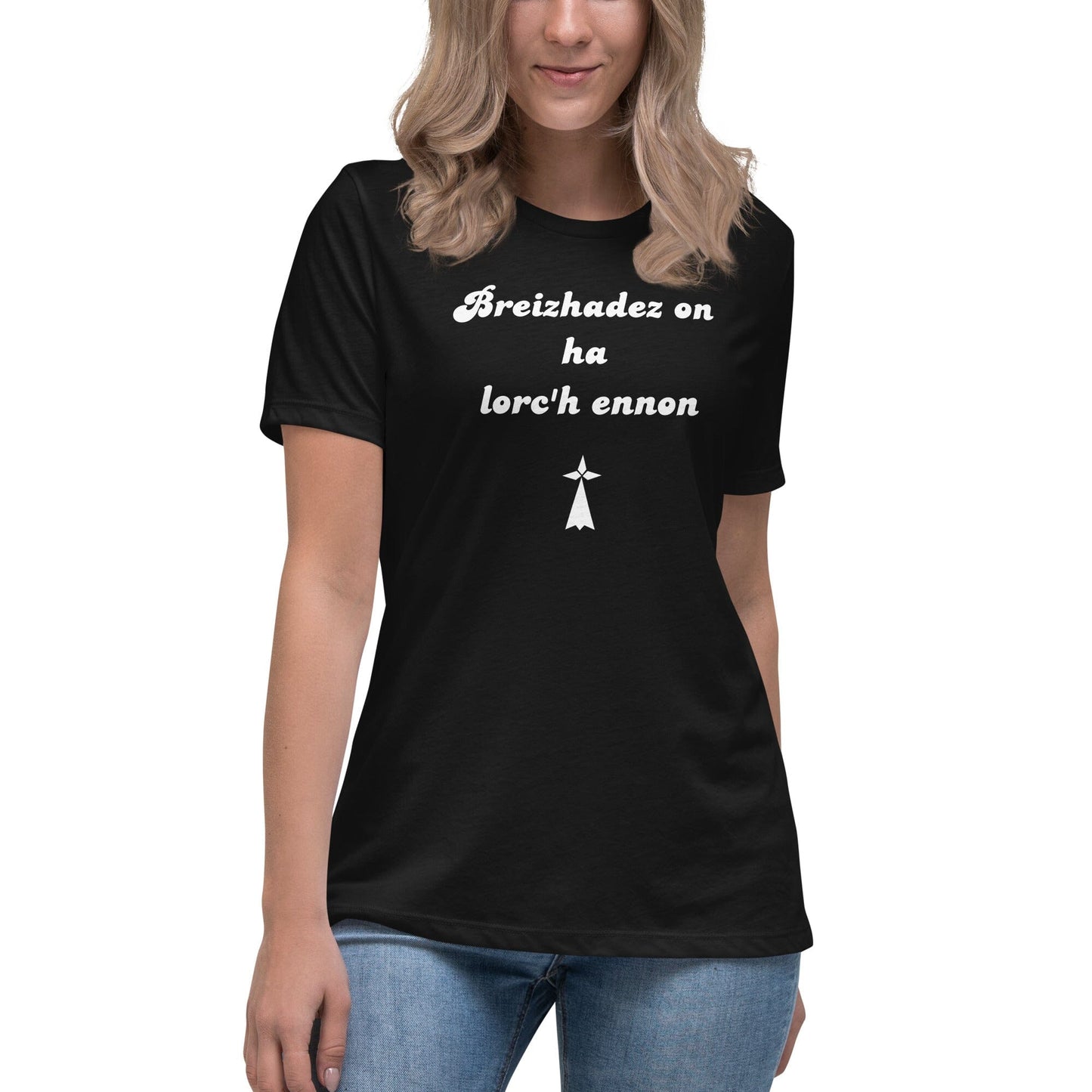 T-shirt pour femme breizhadez on ha lorc'h ennon t-shirt Bevet Breizh Noir S 