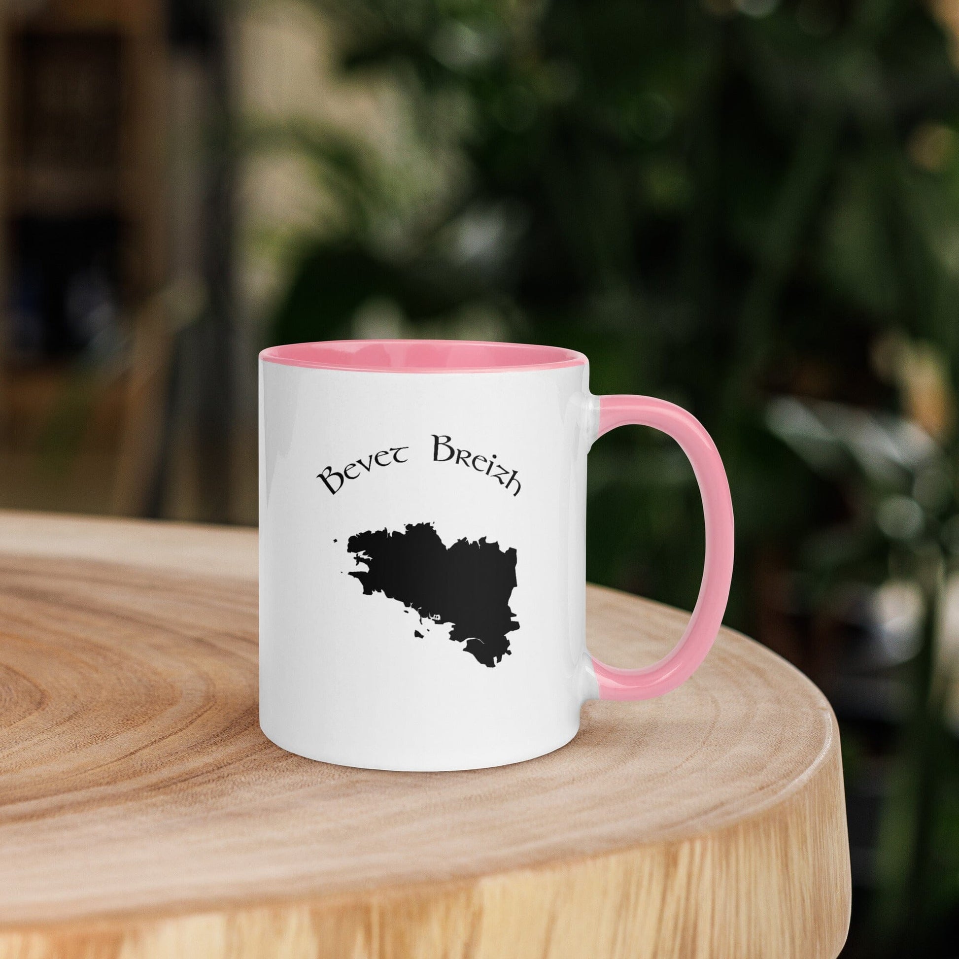 Tasse à Intérieur coloré Bevet Breizh Bevet Breizh Rose 11 oz 