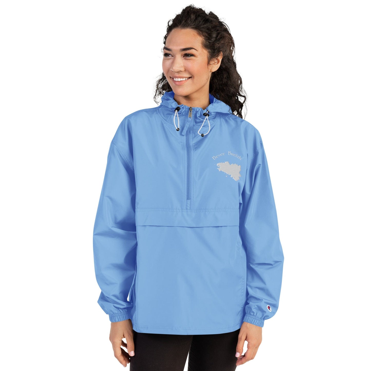 Veste Pliable Brodée Champion bevet breizh Bevet Breizh Bleu Clair S 