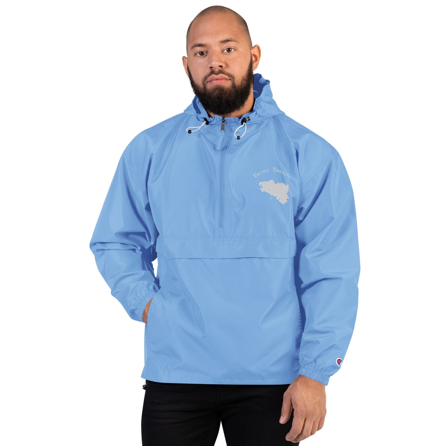 Veste Pliable Brodée Champion bevet Breizh Bevet Breizh Bleu Clair S 