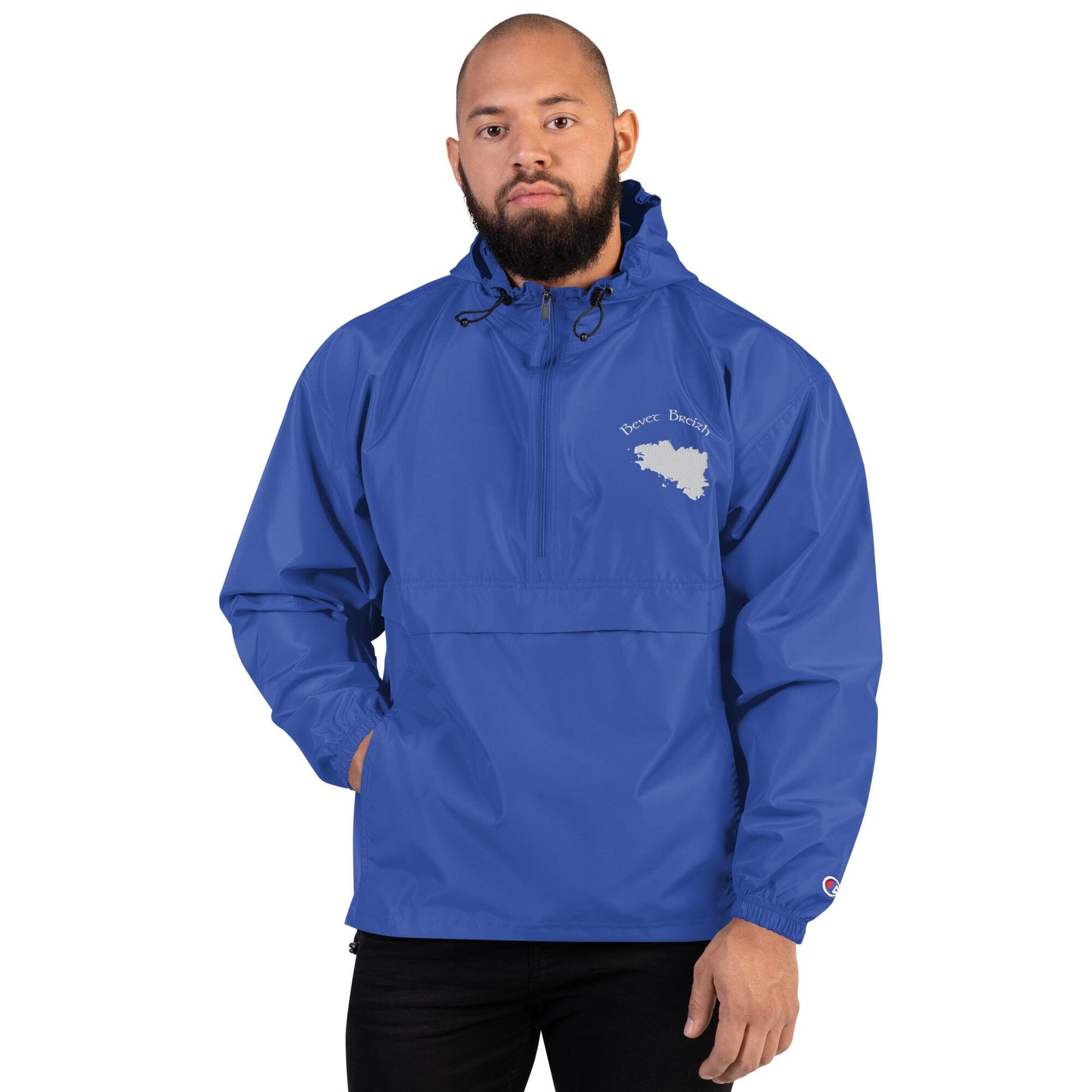 Veste Pliable Brodée Champion bevet Breizh Bevet Breizh Bleu Roi S 