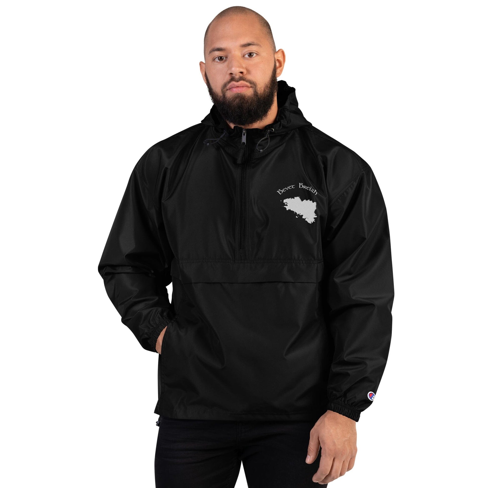 Veste Pliable Brodée Champion bevet Breizh Bevet Breizh Noir S 