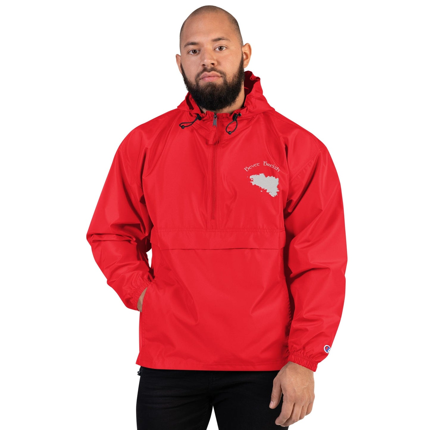 Veste Pliable Brodée Champion bevet Breizh Bevet Breizh Scarlet S 