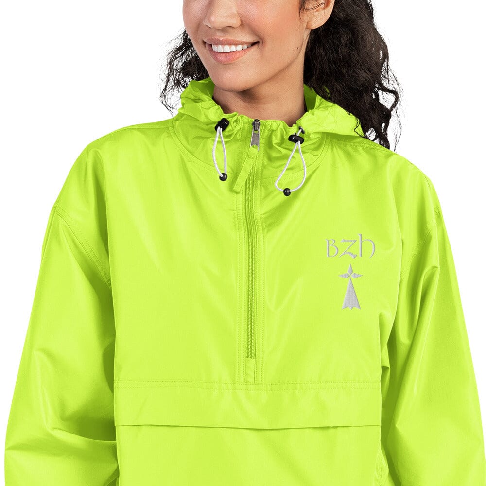 Veste Pliable Brodée Champion BZH Bevet Breizh Vert de Sécurité S 